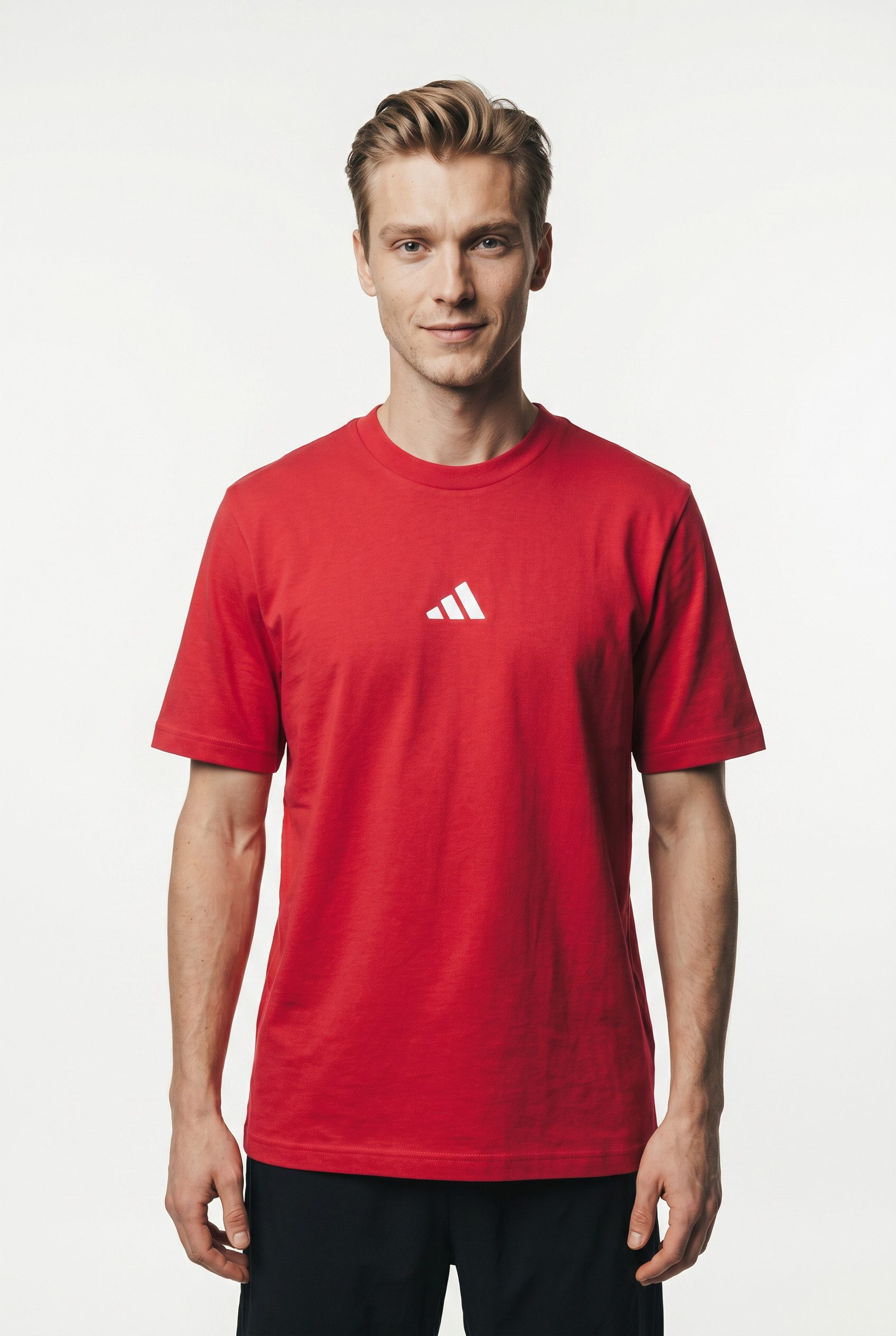 adidas Sportswear T-Shirt M SL SJ T sportliches Kurzarmshirt, mit Rundhalsausschnitt