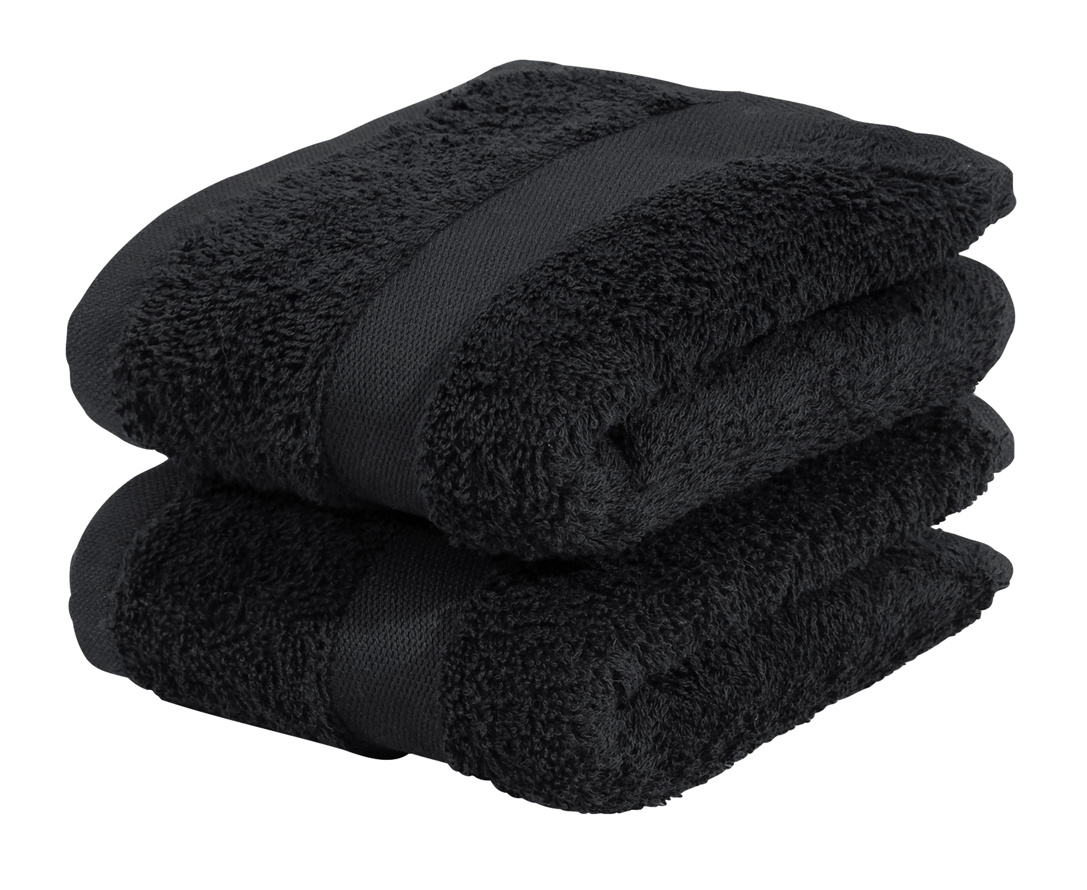 OTTO home Gästehandtücher Vanessa, 8 Gästehandtücher, 30x50cm, in Standard- und Premium-Qualität, Walkfrottee (Set, 8-St), Handtücher mit Bordüre, 100% Baumwoll – Bild 4 von 5