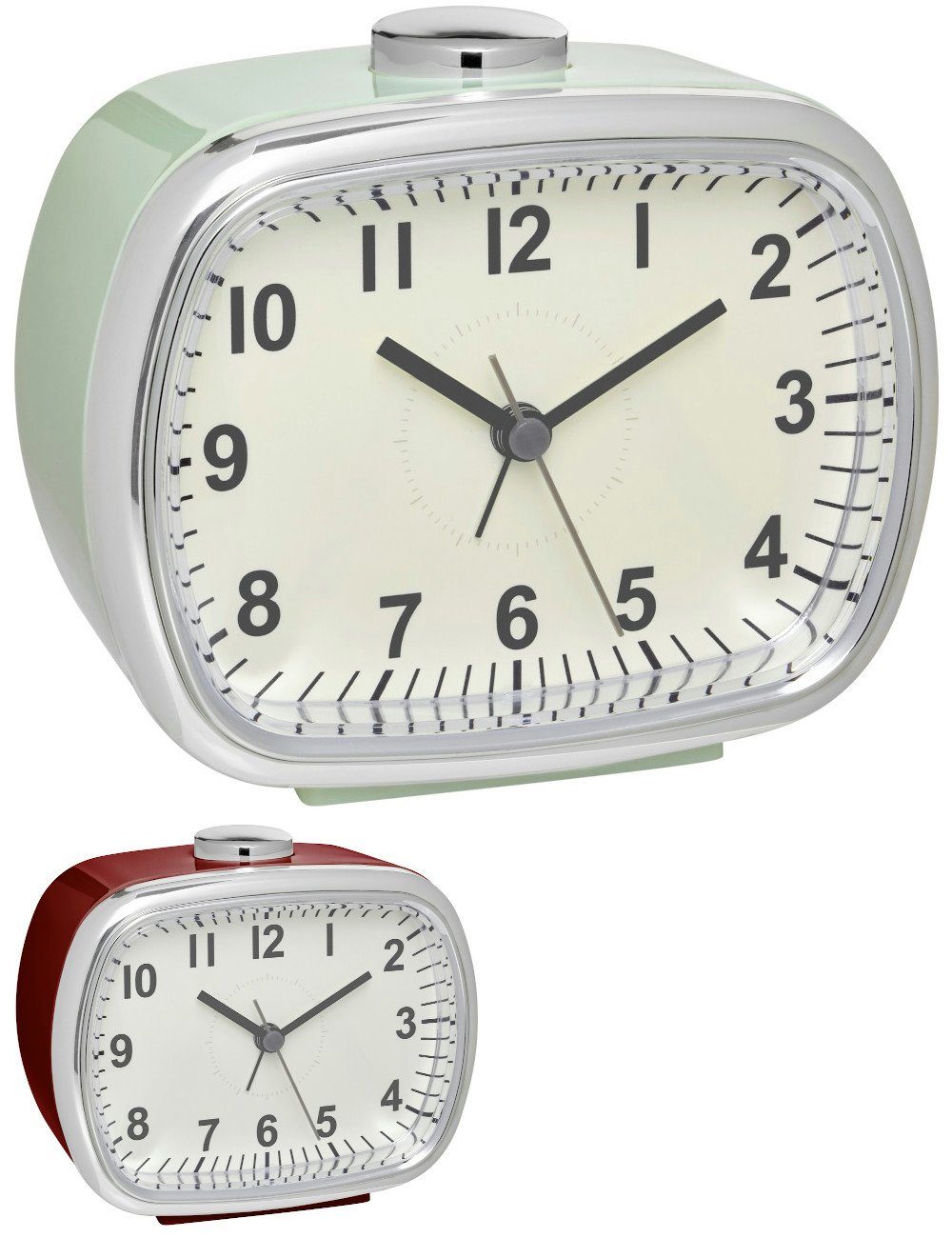 TFA Dostmann Quarzwecker Analoger Wecker TFA 60.1032 leises Sweep Uhrwerk günstig online kaufen