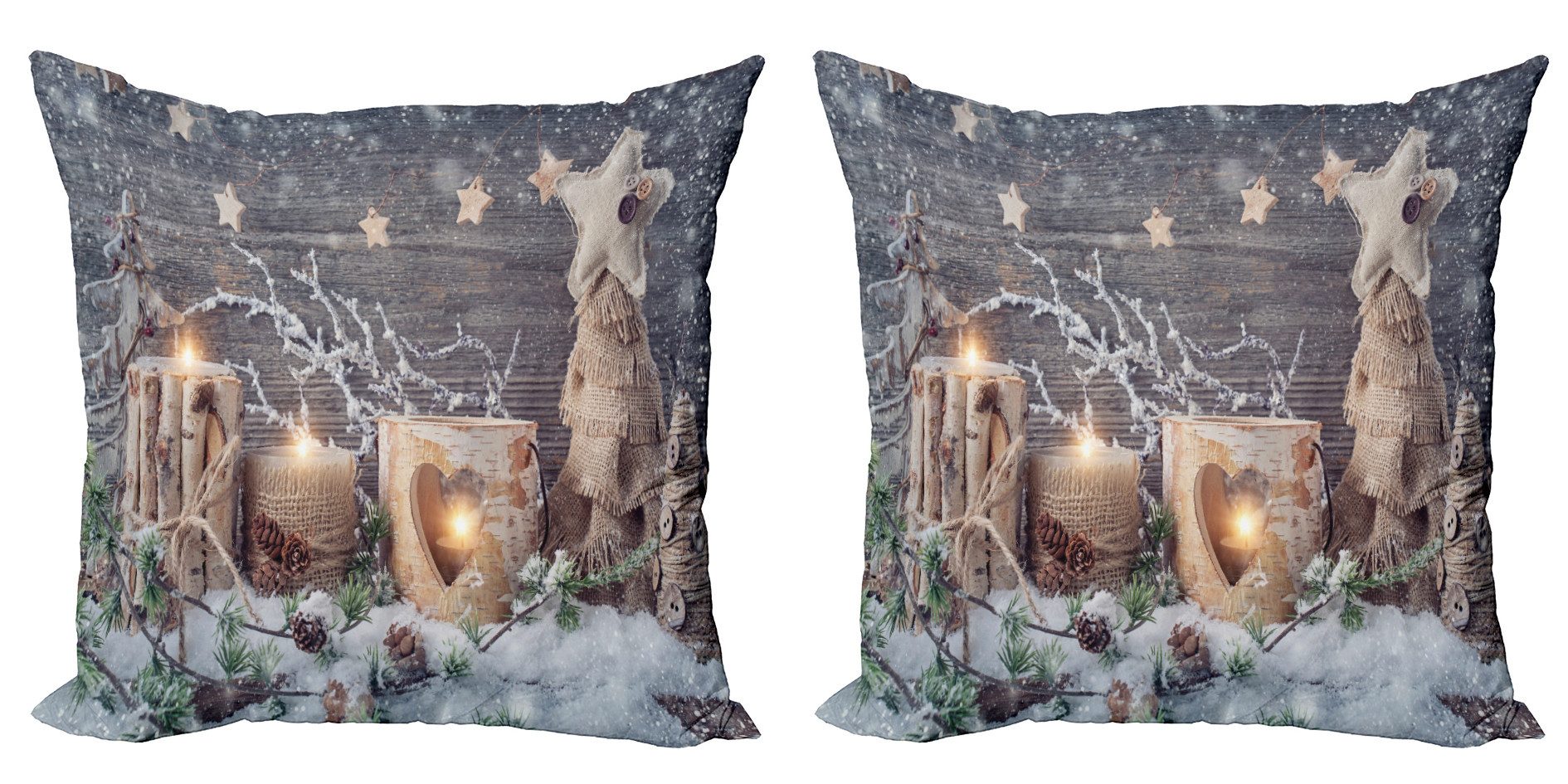 Produktbild von Weihnachts Kissenbezug 30x50cm - Dunkle Bäume Design Winter Deko