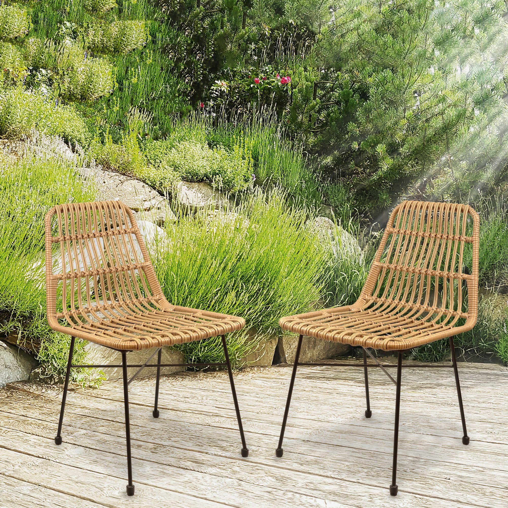 Lycce Rattanstuhl Stuhl Gartenstuhl LEON Loungemöbel günstig online kaufen