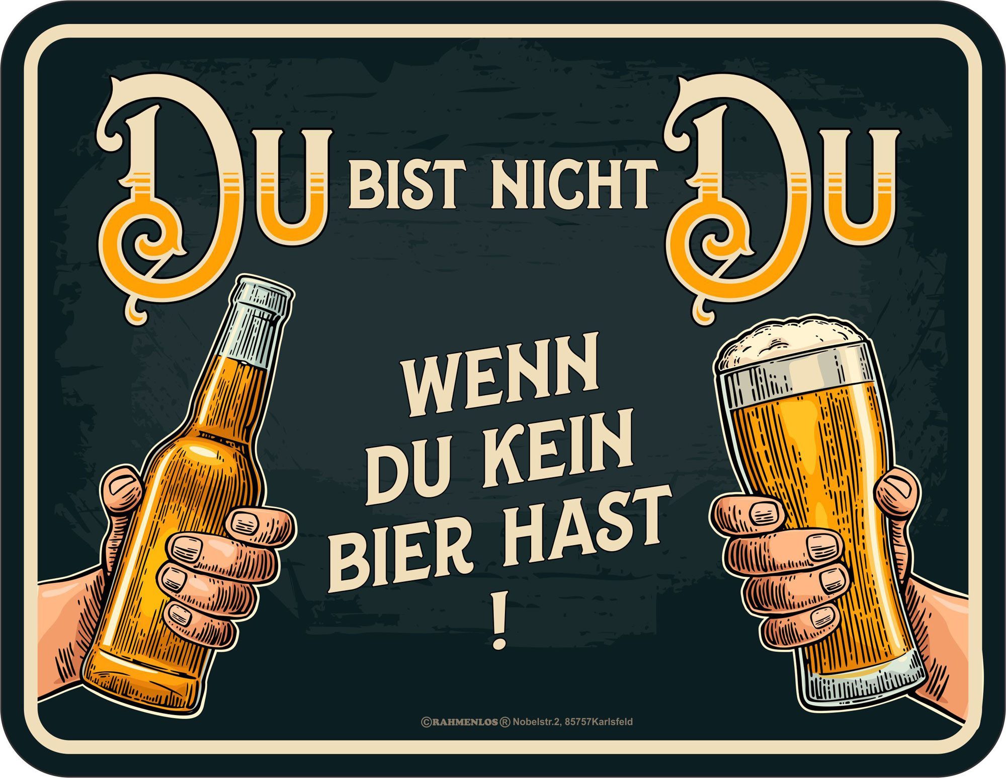 Magnet Bier - Magnete - Du bist nicht Du