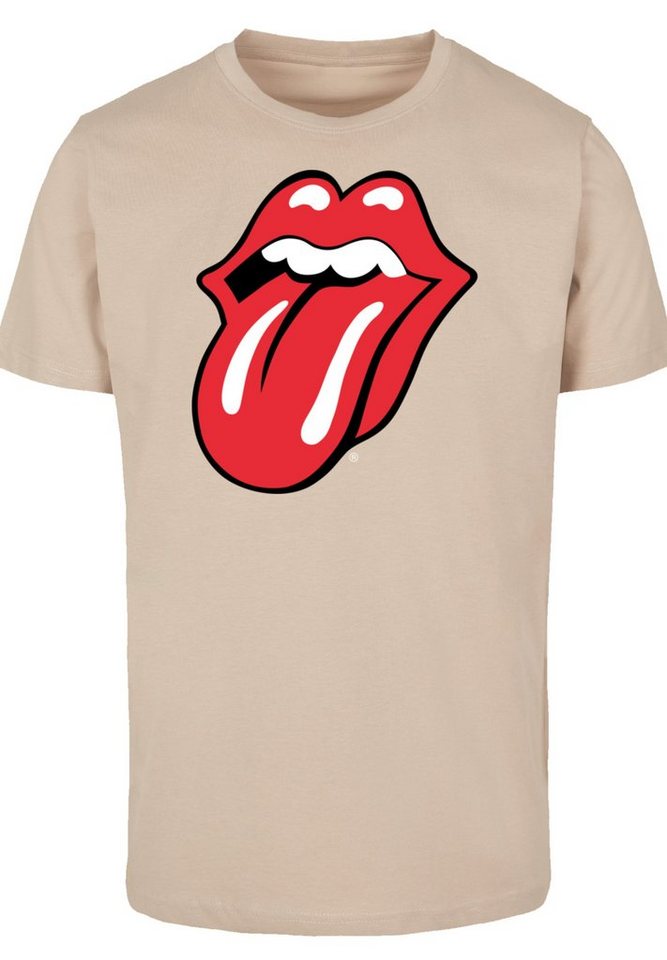 F4NT4STIC T-Shirt The Rolling Stones Rote Zunge Print, Offiziell  lizenziertes The Rolling Stones T-Shirt