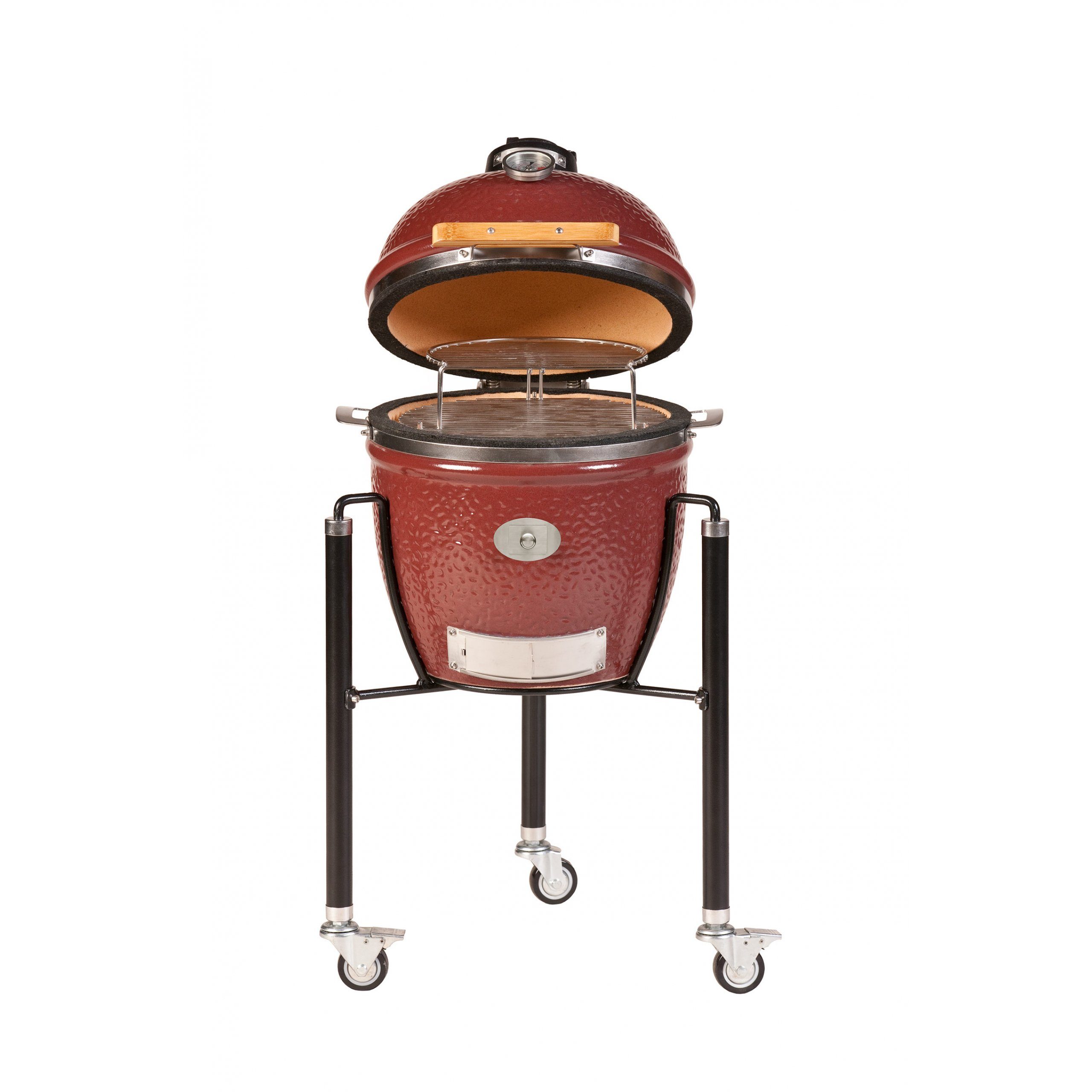 MONOLITH Keramikgrill Monolith Keramikgrill Junior PRO-Serie 2.0 Rot Ø 33 cm Grillrost
