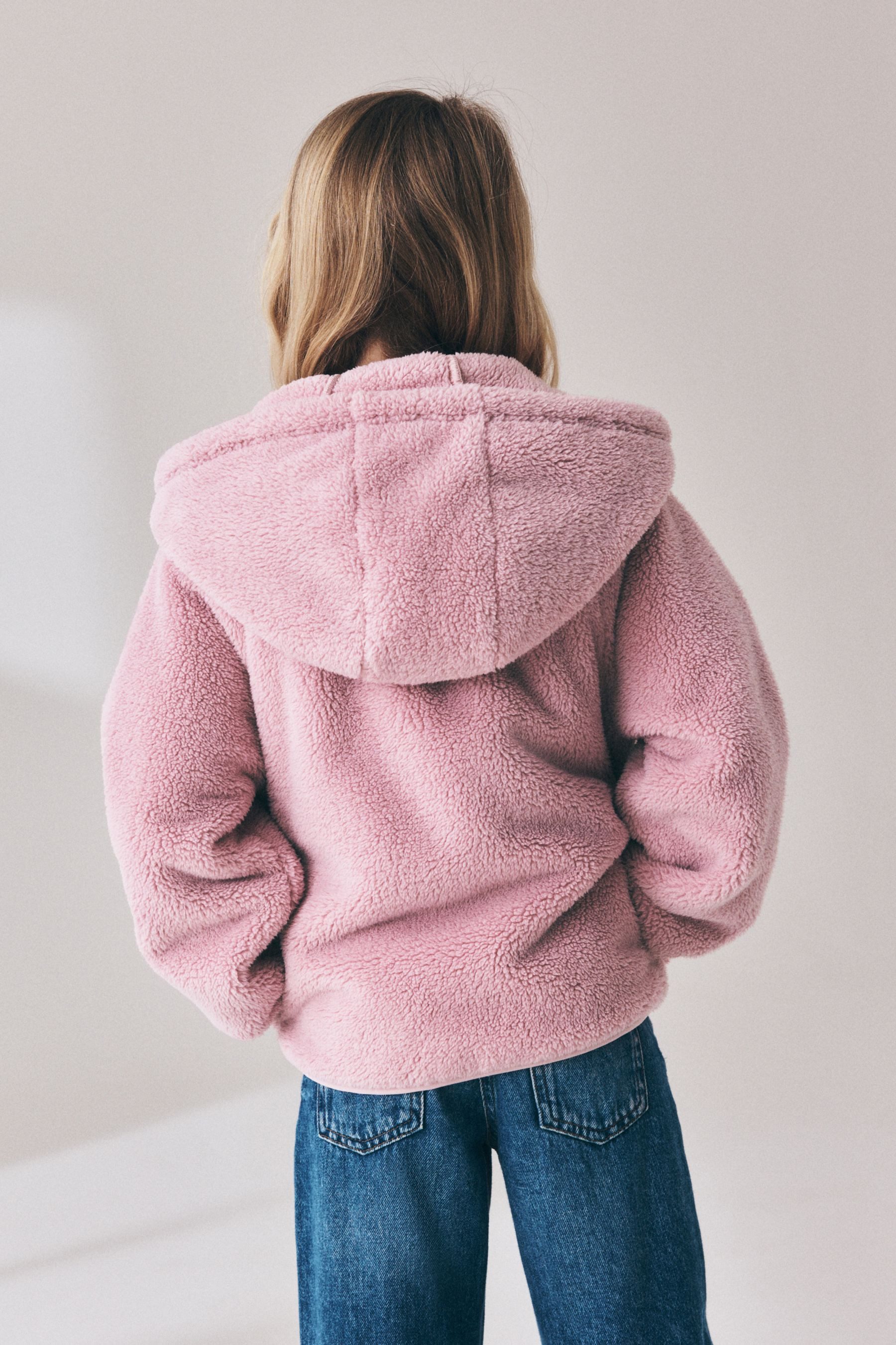 Next Fleecejacke Kapuzenjacke aus Fleece (1-St) – Bild 2 von 5