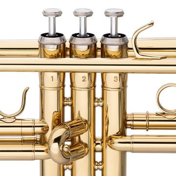 Stagg B Trompete, ML-Bohrung, Messing-Korpus Trompete