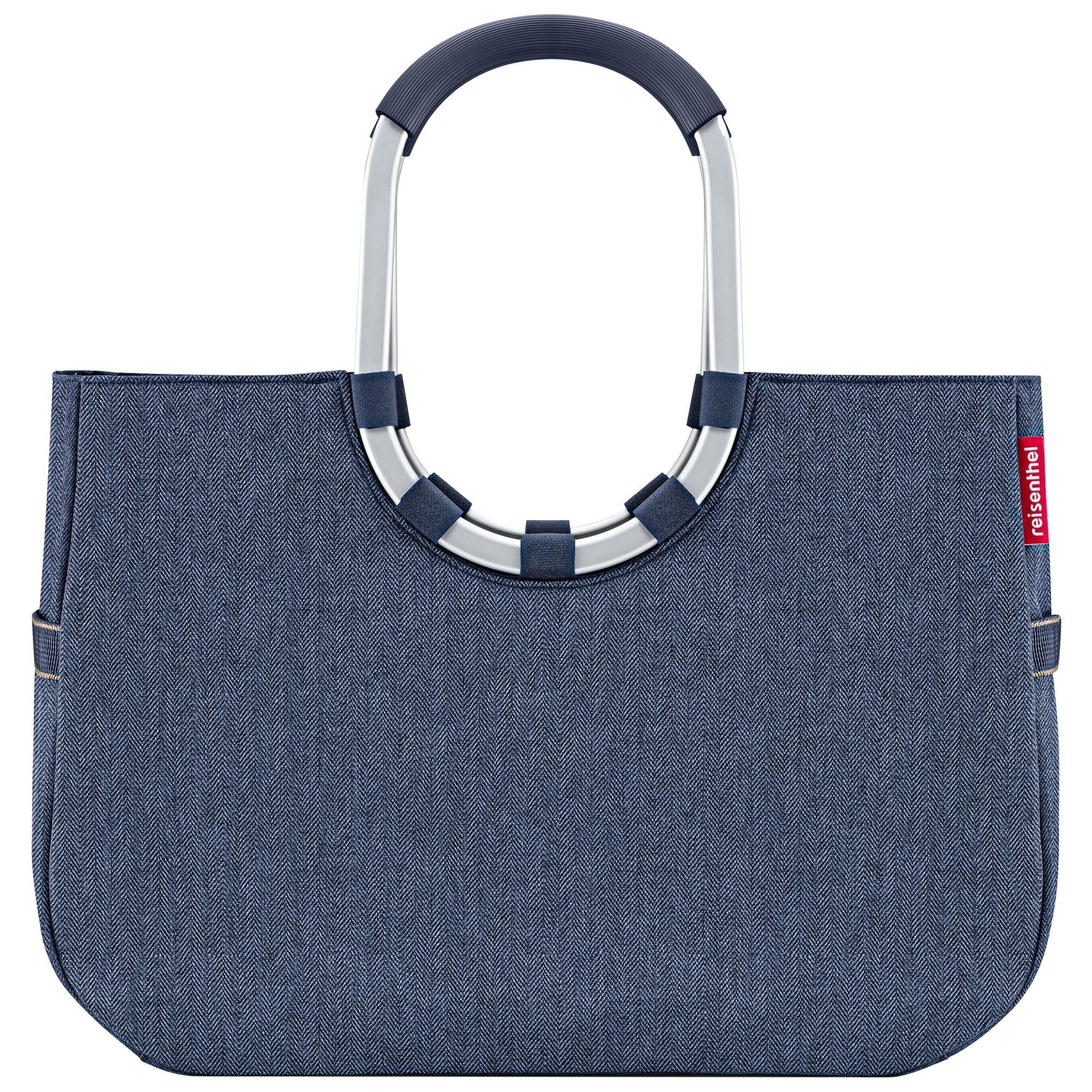 REISENTHEL® Shopper, PET herringbone dark blue