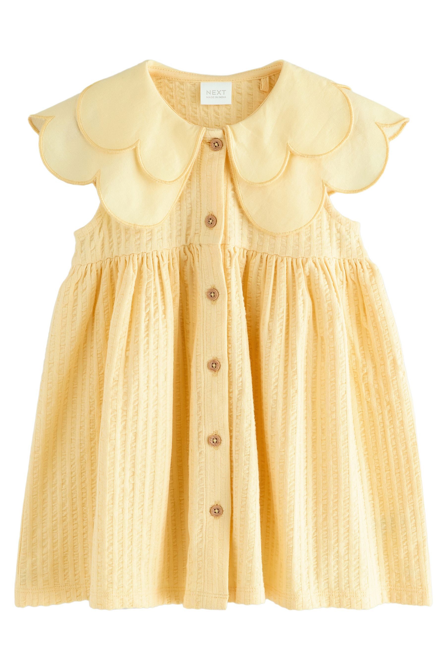 Next Sommerkleid Ärmelloses Sommerkleid mit Kragen günstig online kaufen