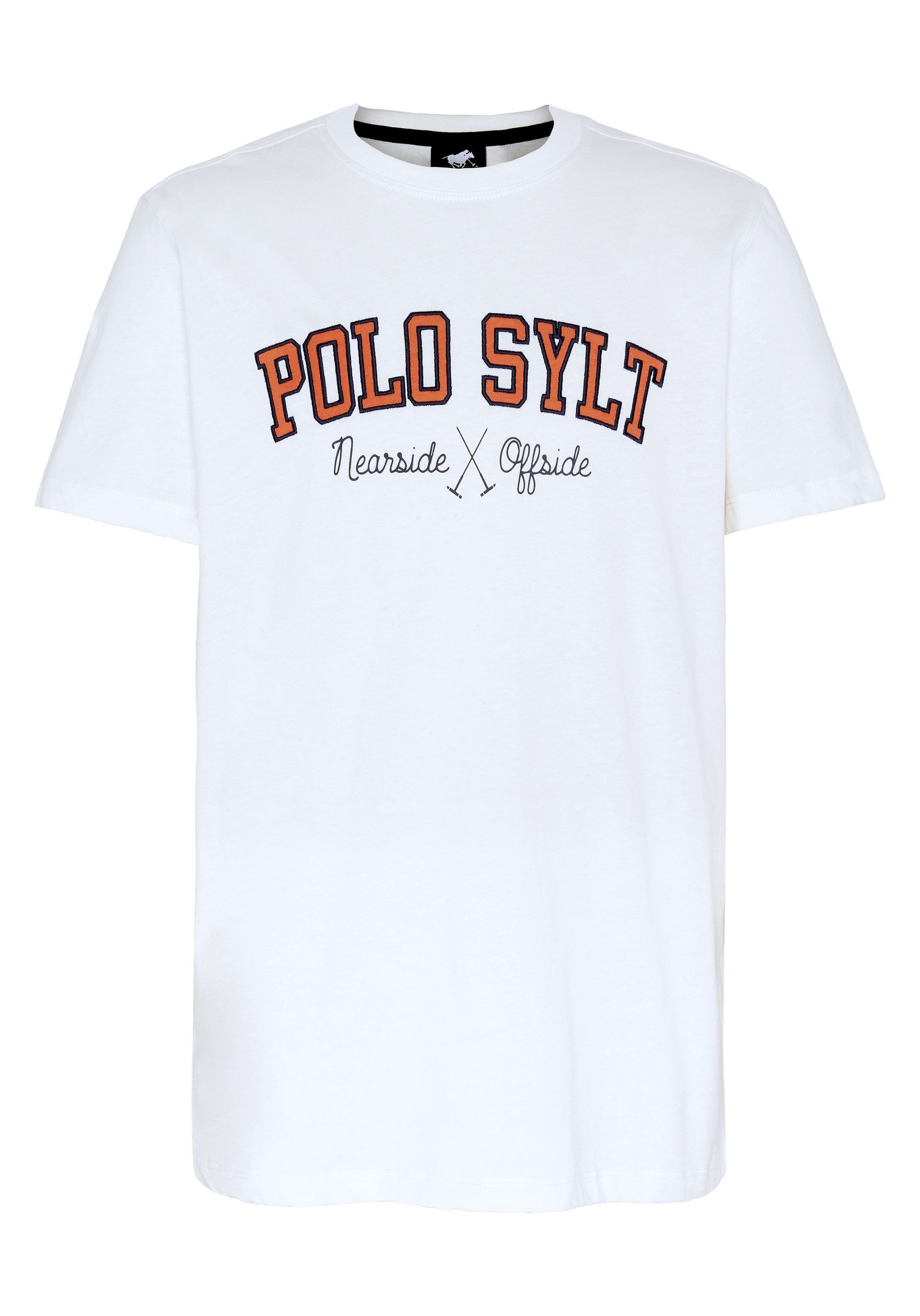 Print-Shirt im Logo-Look