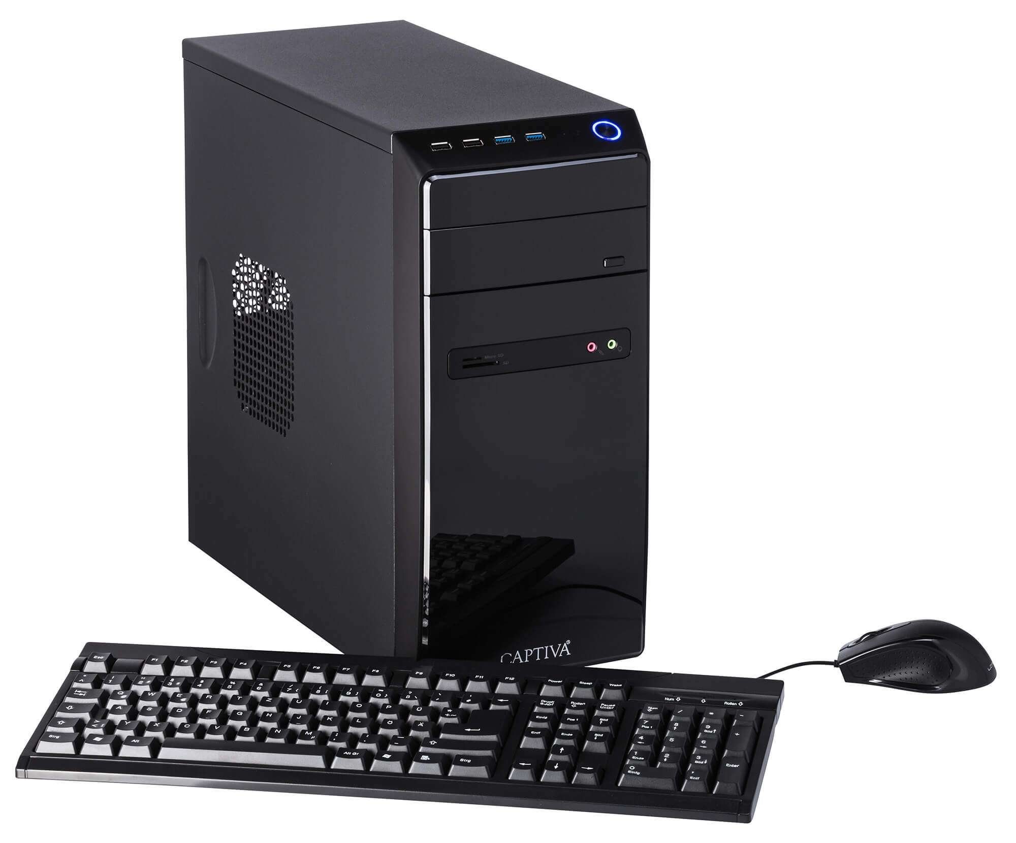CAPTIVA Power Starter I84-872 Business-PC (Intel® Core i5 12400, -, 16 GB RAM, 1000 GB SSD, Luftkühlung)