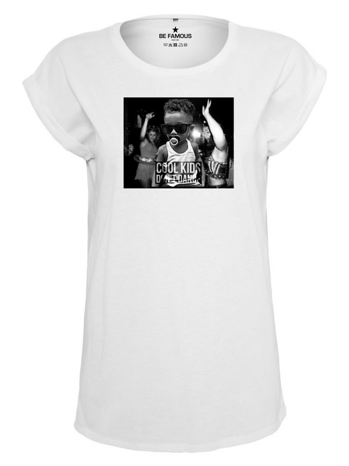 Be Famous Print-Shirt Be Famous Classic Roll Up T-Shirt Coolk