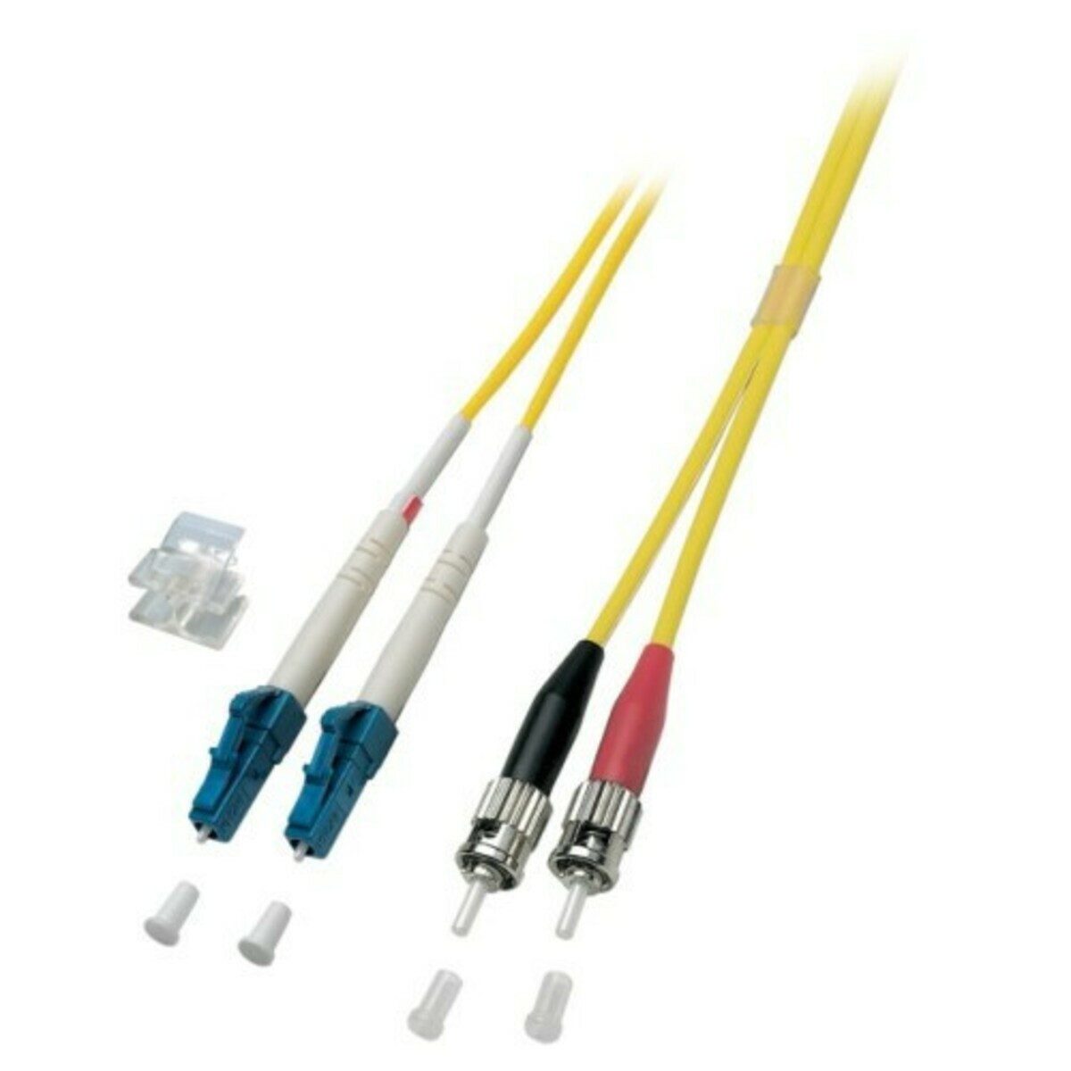 OS2 duplex Glasfaserkabel LC-ST 3m Glasfaserkabel