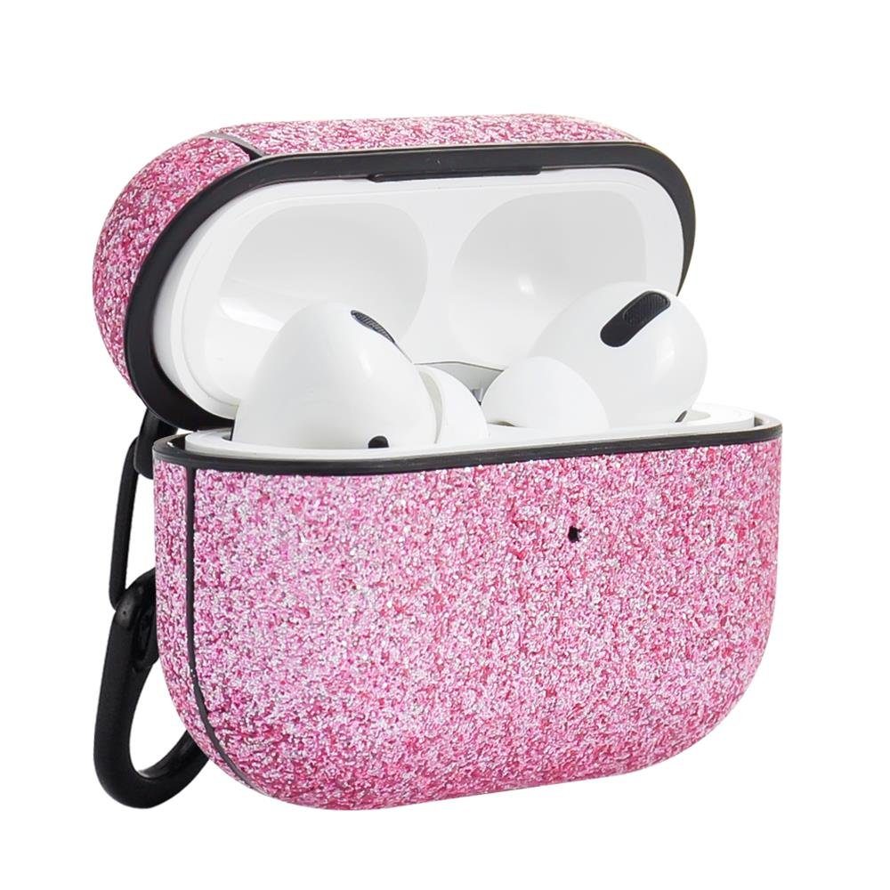 Terratec Kopfhörer-Schutzhülle AirBox Pro - Airpods Kopfhörer Schutzhülle, Case, Cover, Hülle, Etui, Rosa, Shining Pink - 325113