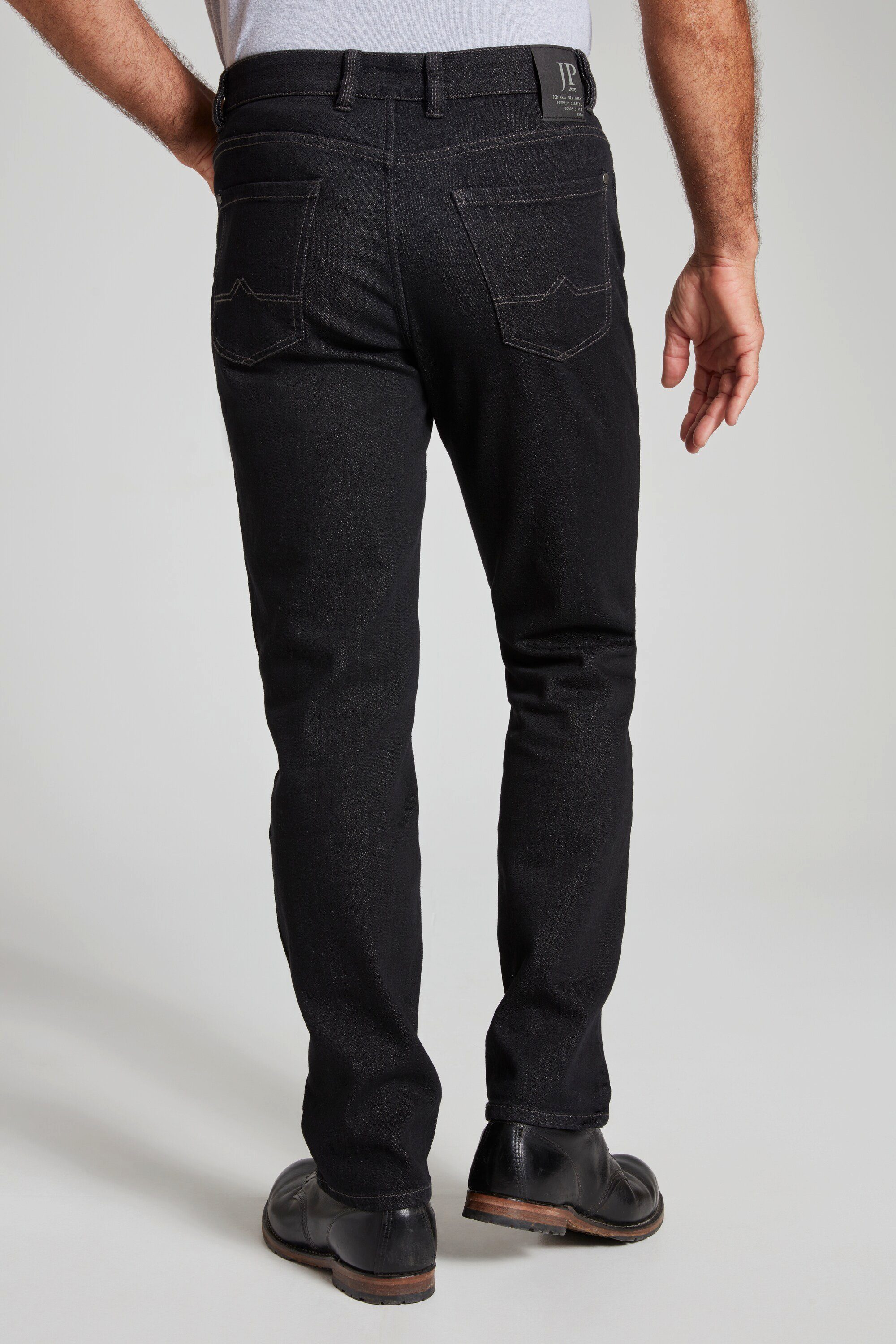 Dehnbund 5-Pocket Regular Fit Jeans Cargohose Denim-Stretch black JP1880