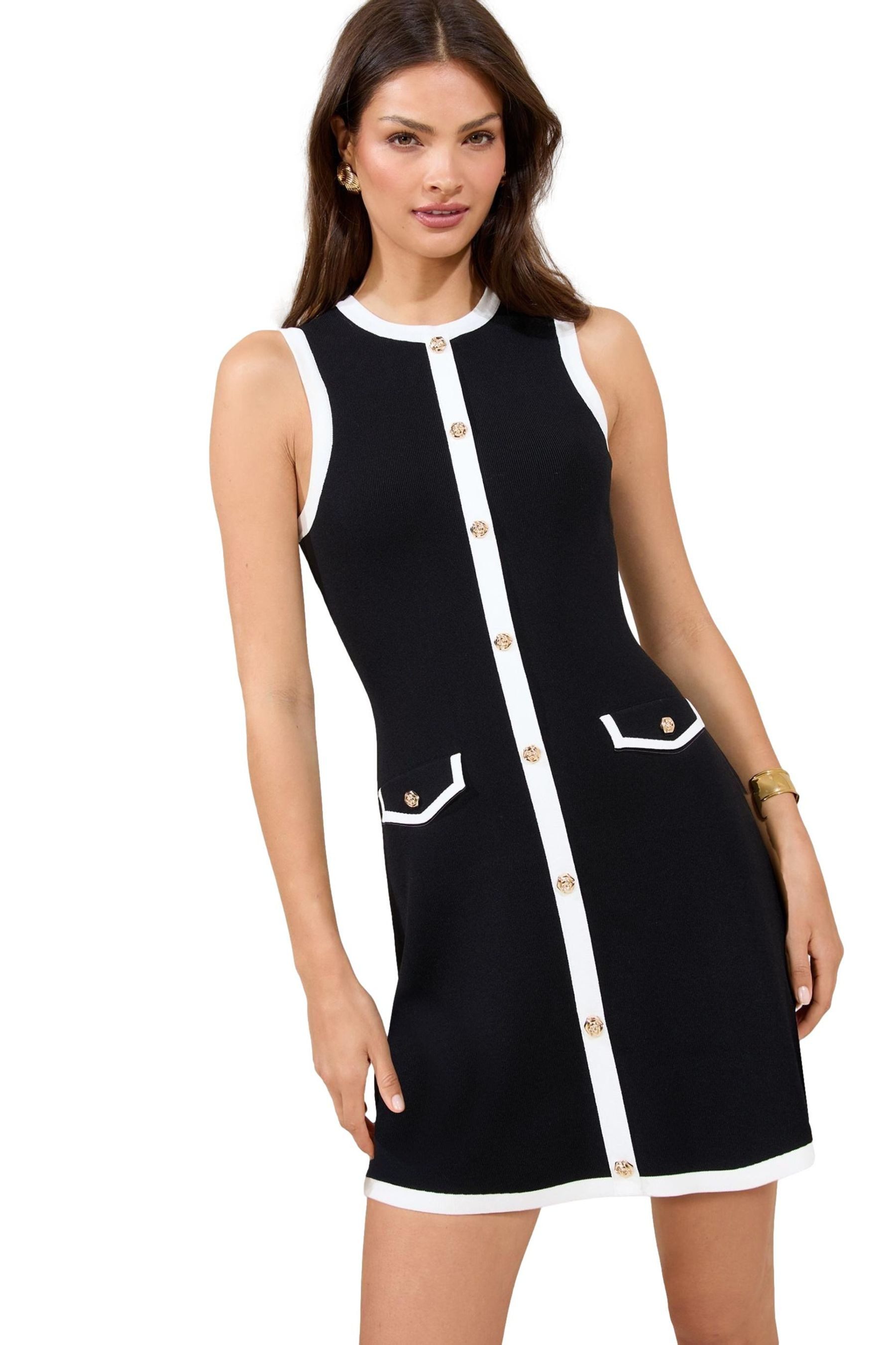 LIPSY Minikleid Lipsy ärmelloses Strickkleid, Petite (1-tlg) günstig online kaufen