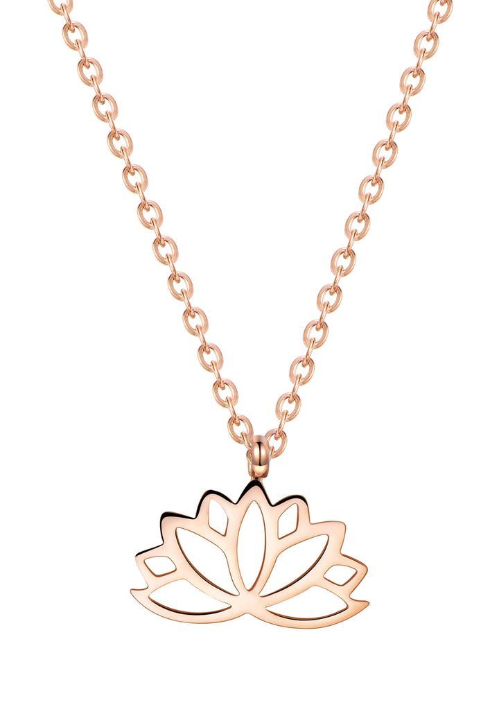 Hey Happiness Kette mit Anhänger Kette Damen Blume hängend, Edelstahlkette günstig online kaufen