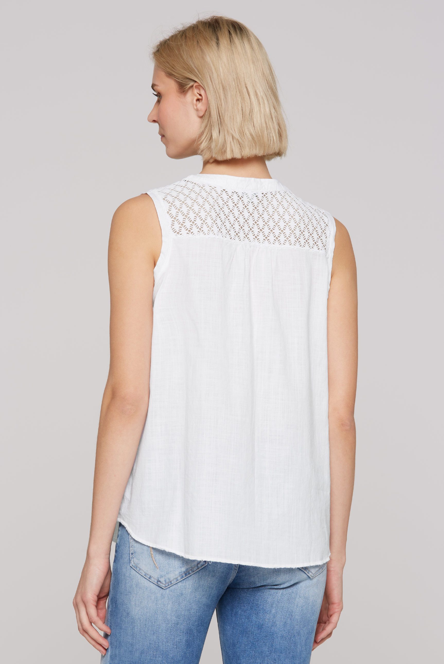 SOCCX Blusentop SOCCX Ärmellose Bluse mit günstig online kaufen
