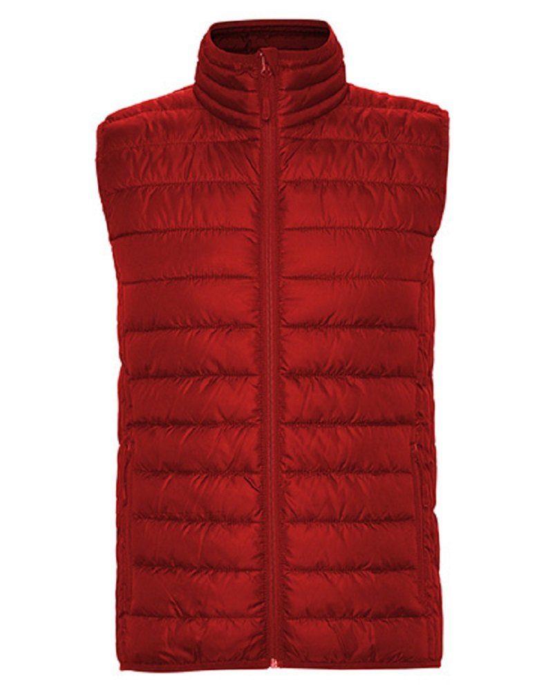 Roly Steppweste leichte ärmellose rot Windabweisend Steppweste Männer 4XL, Herren Wasserabweisend, Jacke bis / Bodywarmer / Gr. S für