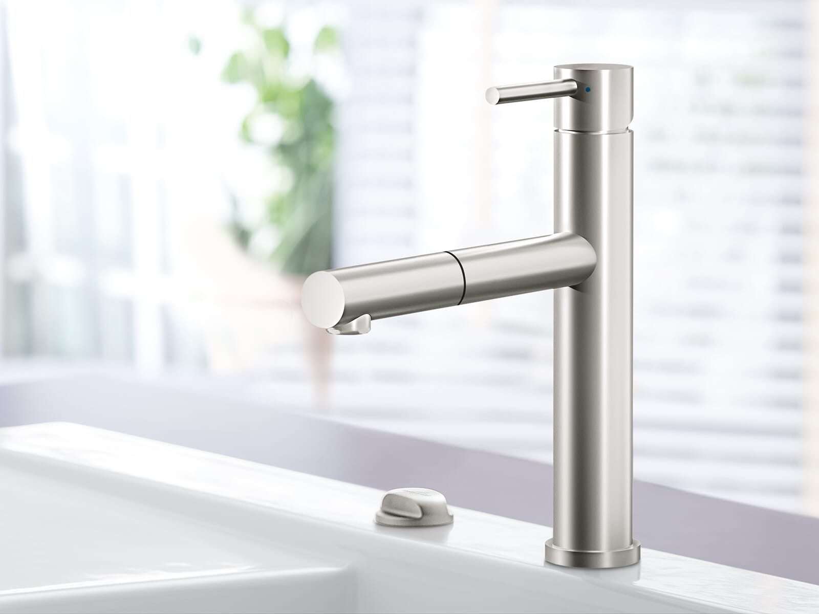 Villeroy & Boch Küchenarmatur (1-St) 9279 00 LC, keramische Dichtungen, mit Ausziehbrause