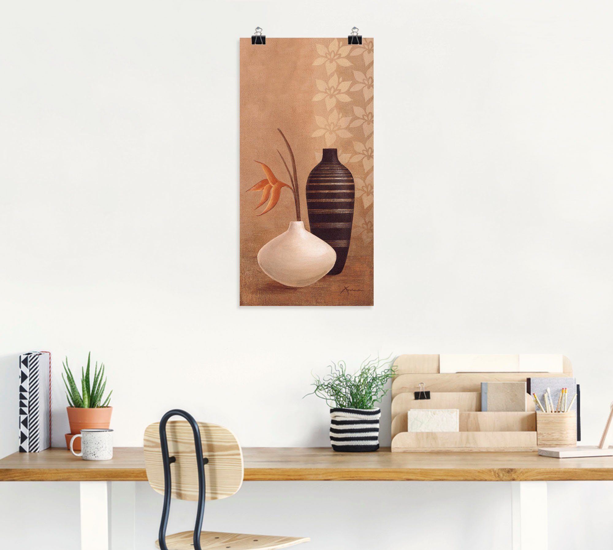 Artland Wandbild Bauschige Vasen, Vasen & günstig online kaufen