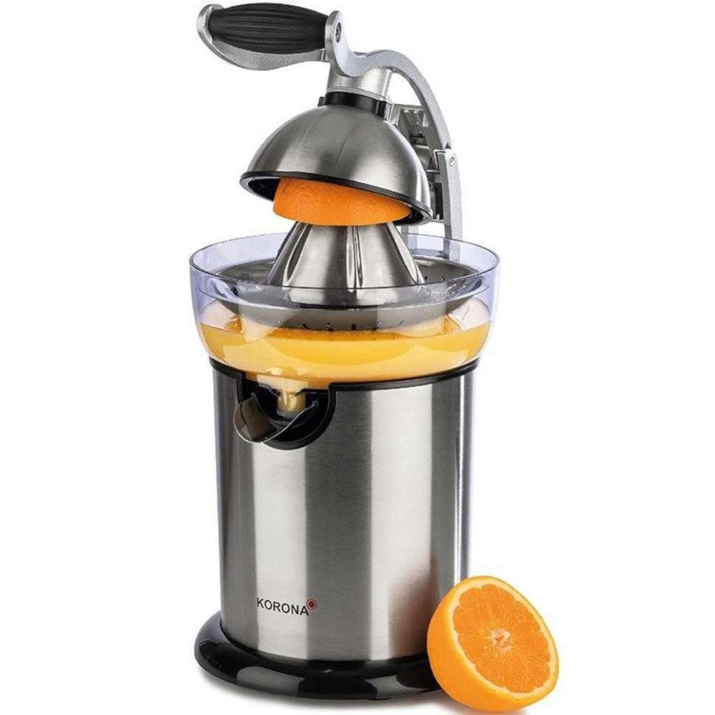 KORONA Zitruspresse Zitruspresse 27050 350ml 130Watt Edelstahlgehäuse, 130 W