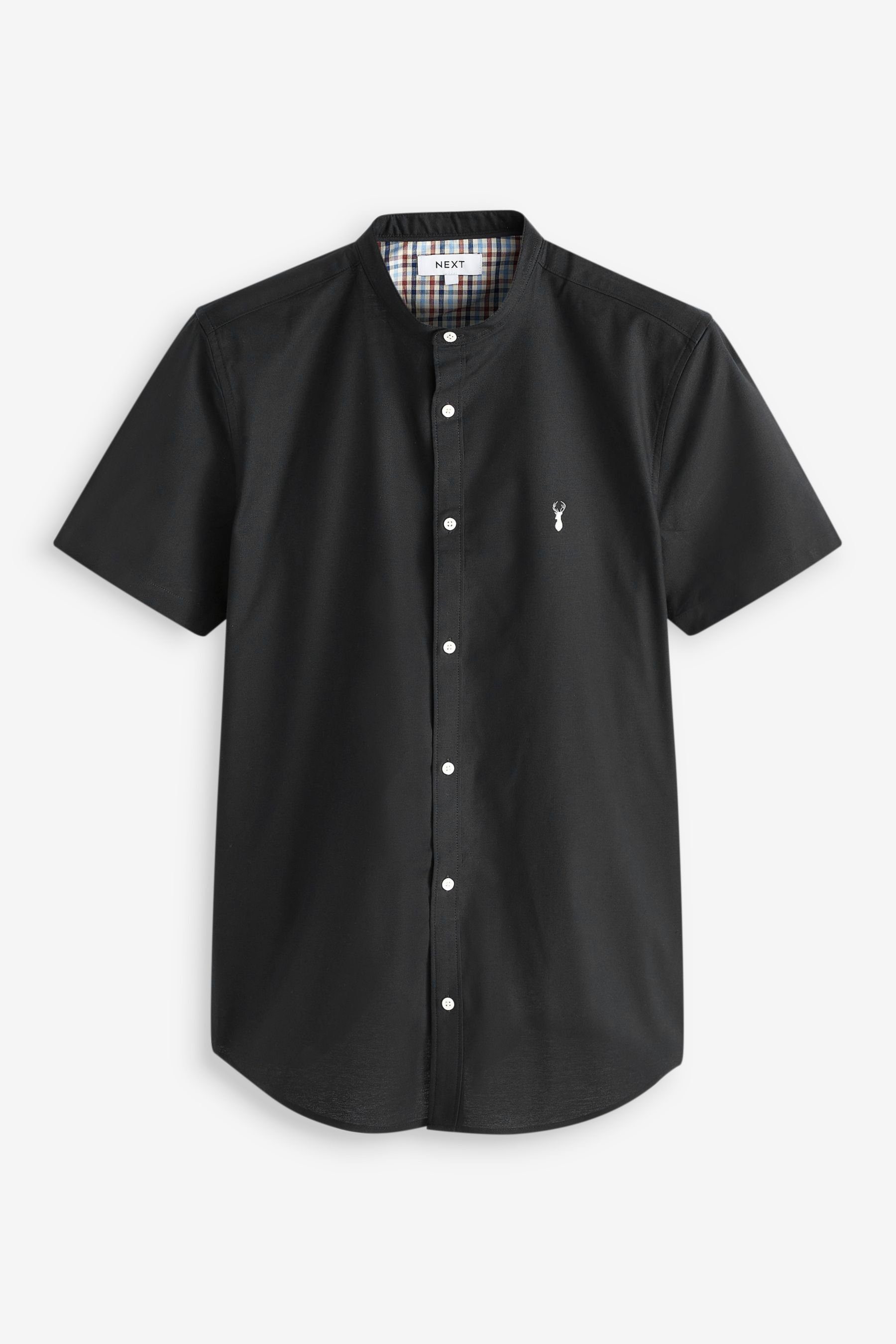 Next Kurzarmhemd Slim Fit Oxford-Stretchhemd mit kurzen Ärmel (1-tlg),  Design mit Style aus England