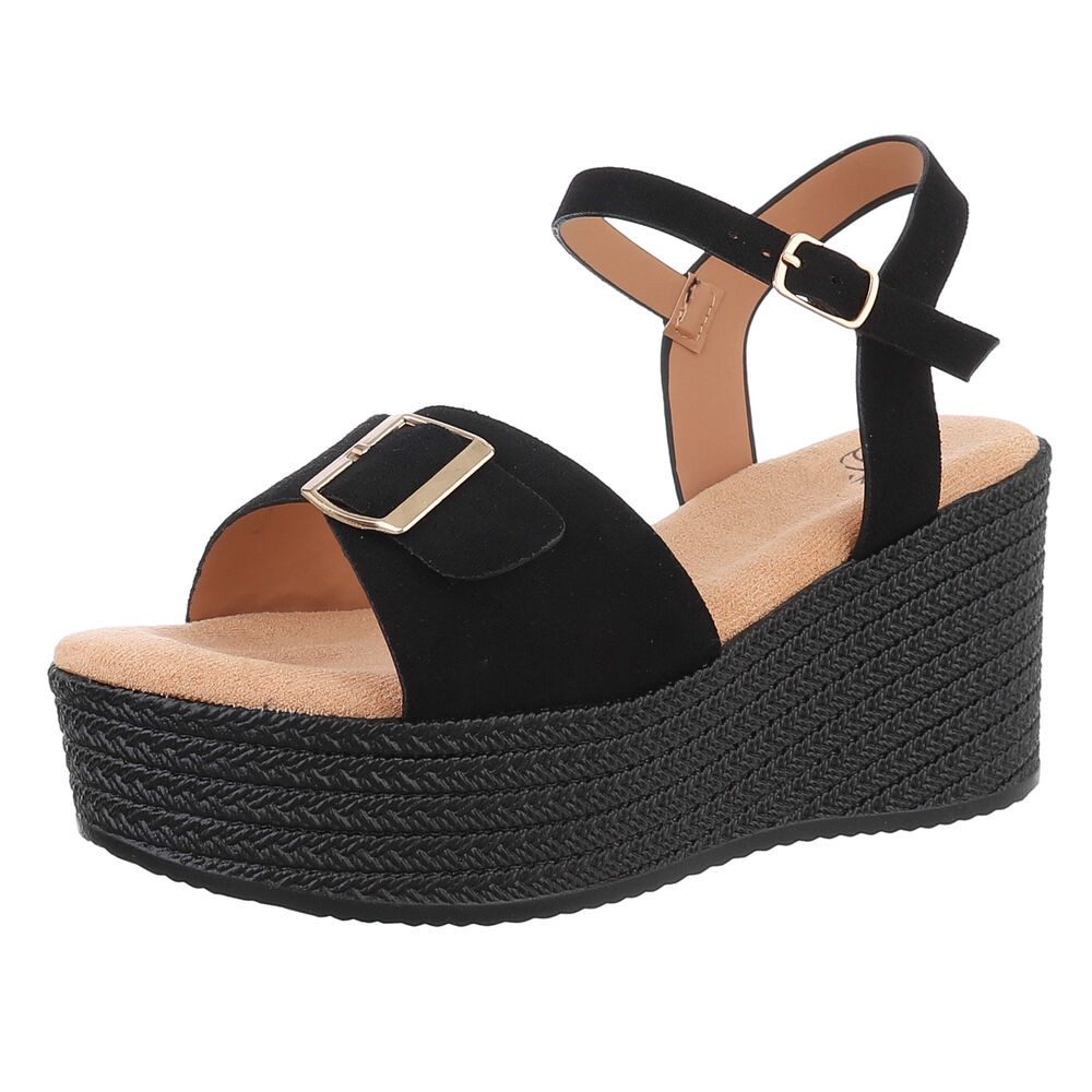 Ital-Design Elegante Plateau-Sandalen für jeden Anlass Plateausandaletten ( günstig online kaufen