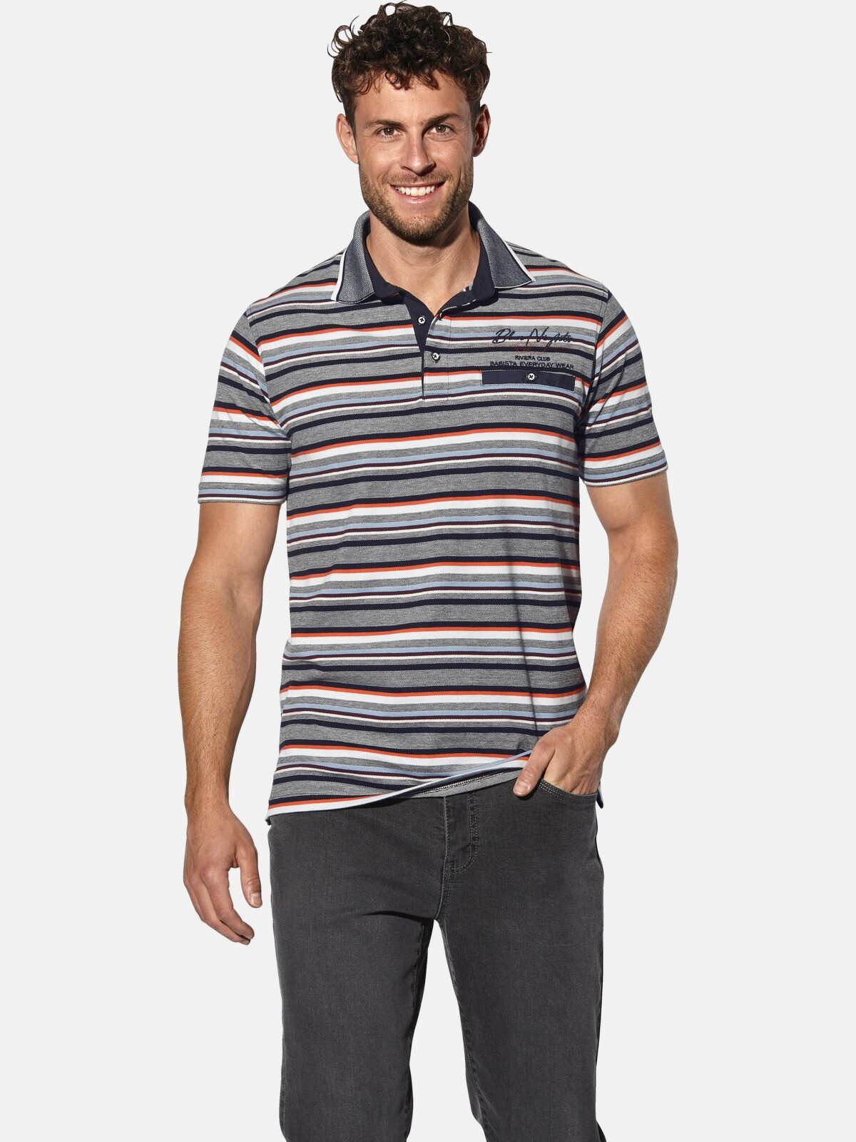 Babista Poloshirt PALDEN mit Seitenschlitz-Details