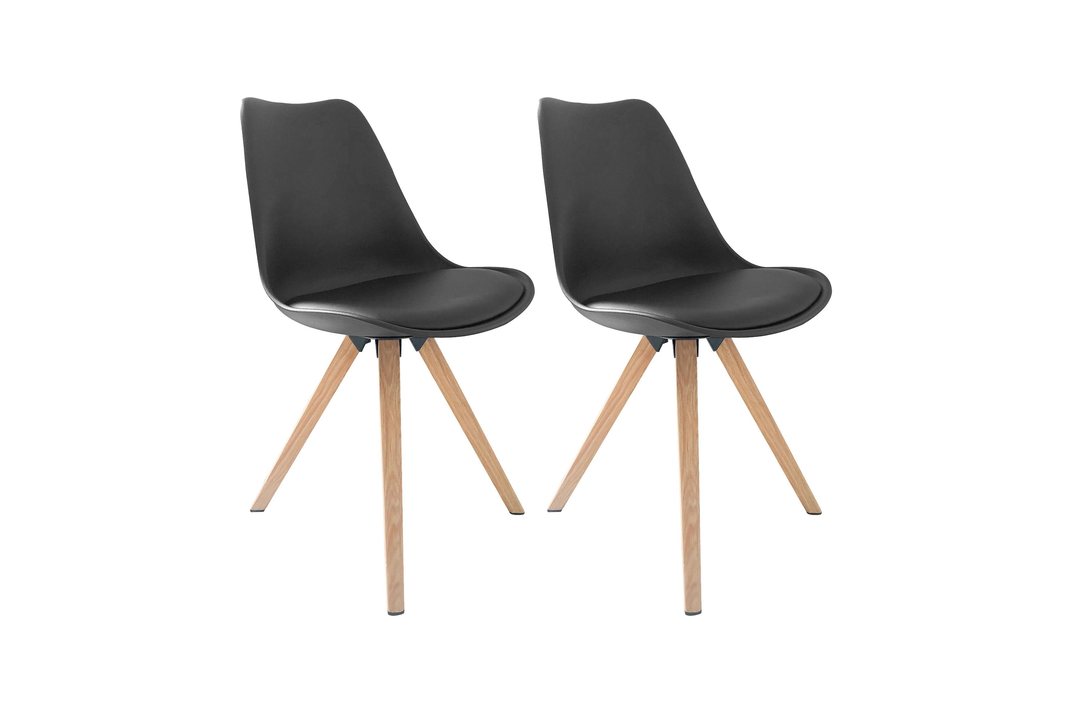 byLIVING Esszimmerstuhl KIRA (2er Set), Sitzschale günstig online kaufen