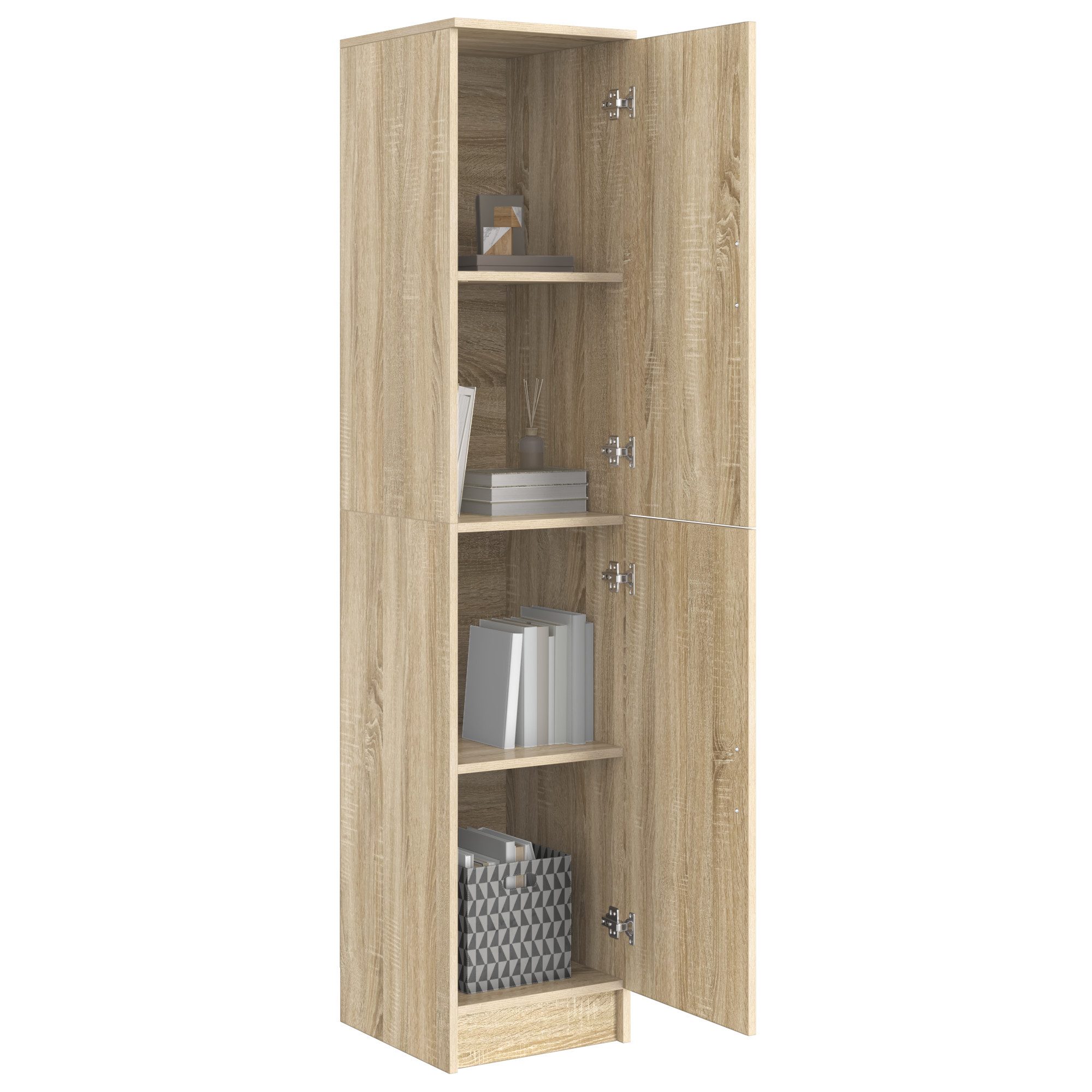 vidaXL Sideboard Buffet-Schrank Sonoma Eiche Spanplatte günstig online kaufen
