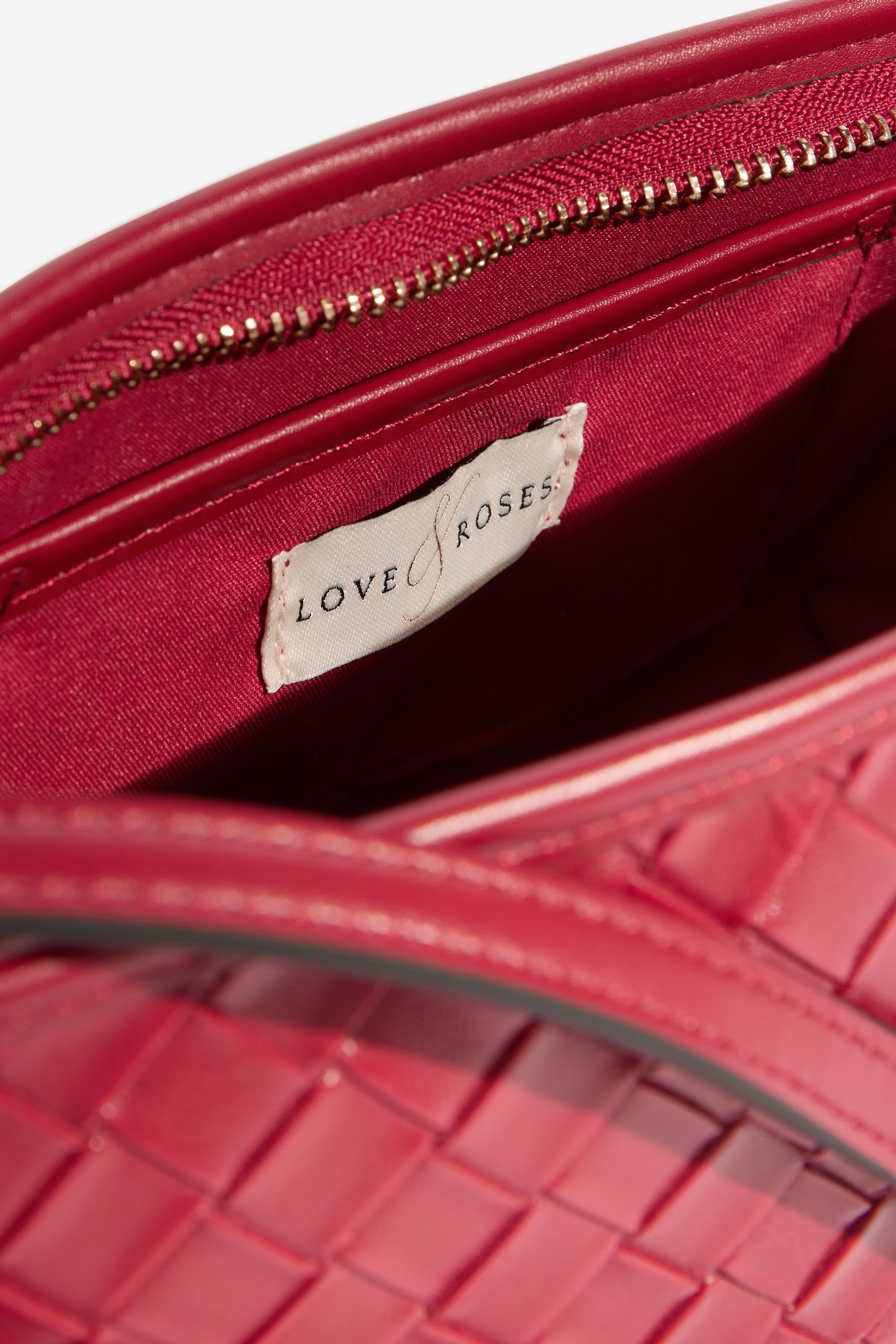 Love & Roses Handtasche Love & Roses geflochtene Handtasche (1-tlg)