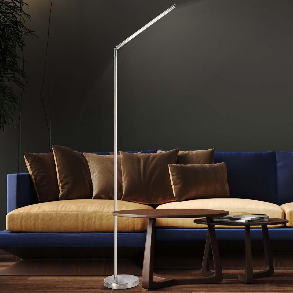 etc-shop Stehlampe, Stehlampe LED Gelenk modern Bodenlampe Wohnzimmer Stehleuchten, Gelenk matt ...