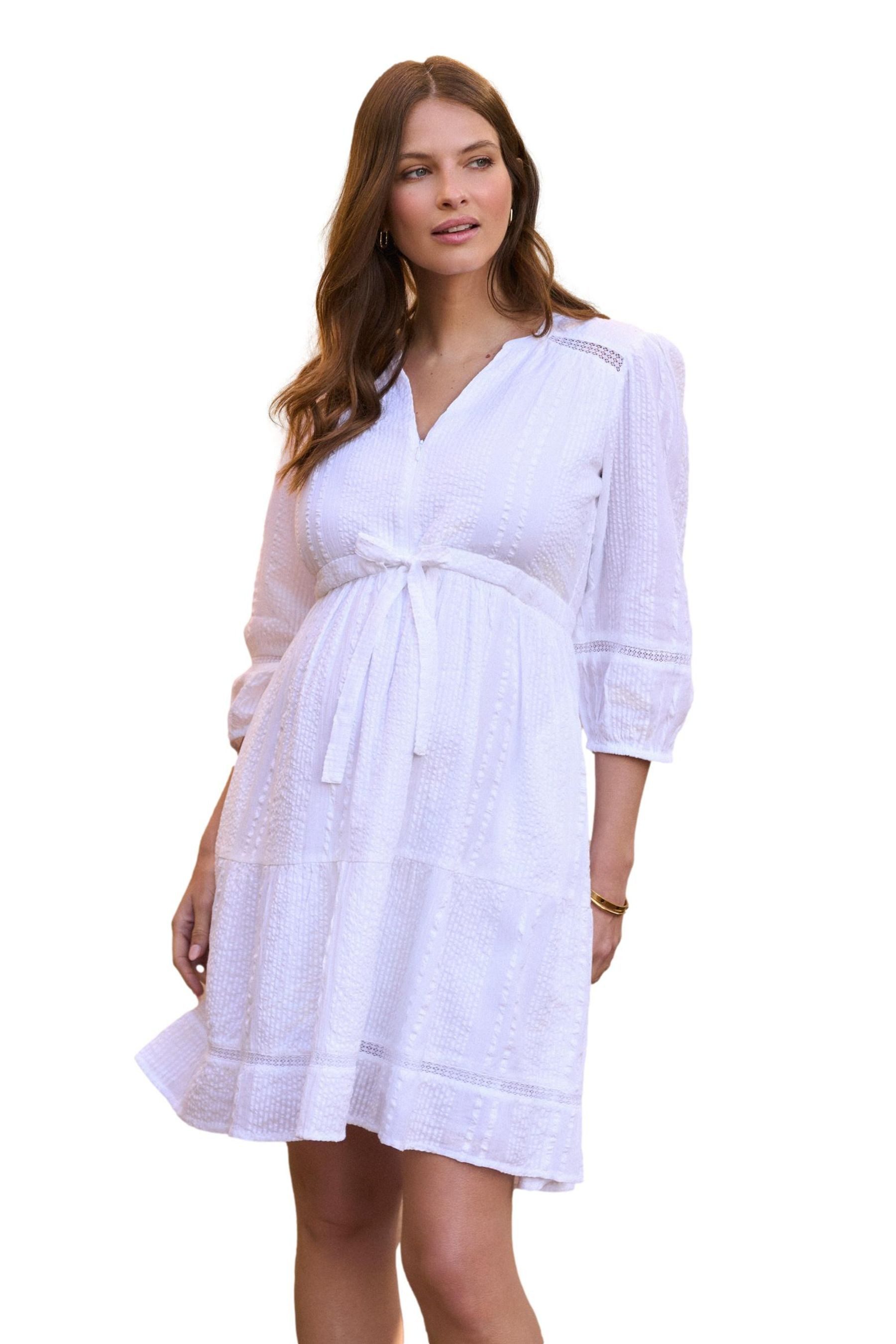 Seraphine Umstandskleid Seraphine Baumwollkleid Umstands- und Stillmode (1-tlg)