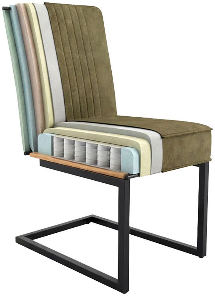 Home affaire Stuhl David (Set, 2 St), mit bequemer Federkernpolsterung