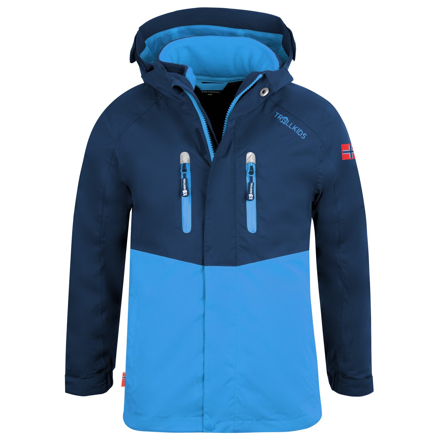 TROLLKIDS 3-in-1-Funktionsjacke Bryggen Wasserdicht