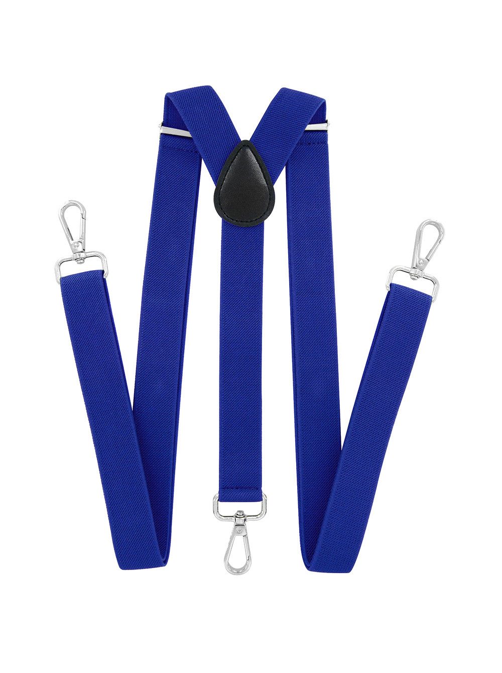 axy Hosenträger Herren Hosenträger 3 robusten Karabiner Verschluss 2,5 cm breit Y-Form verstellbar und elastisch 120cm Lang