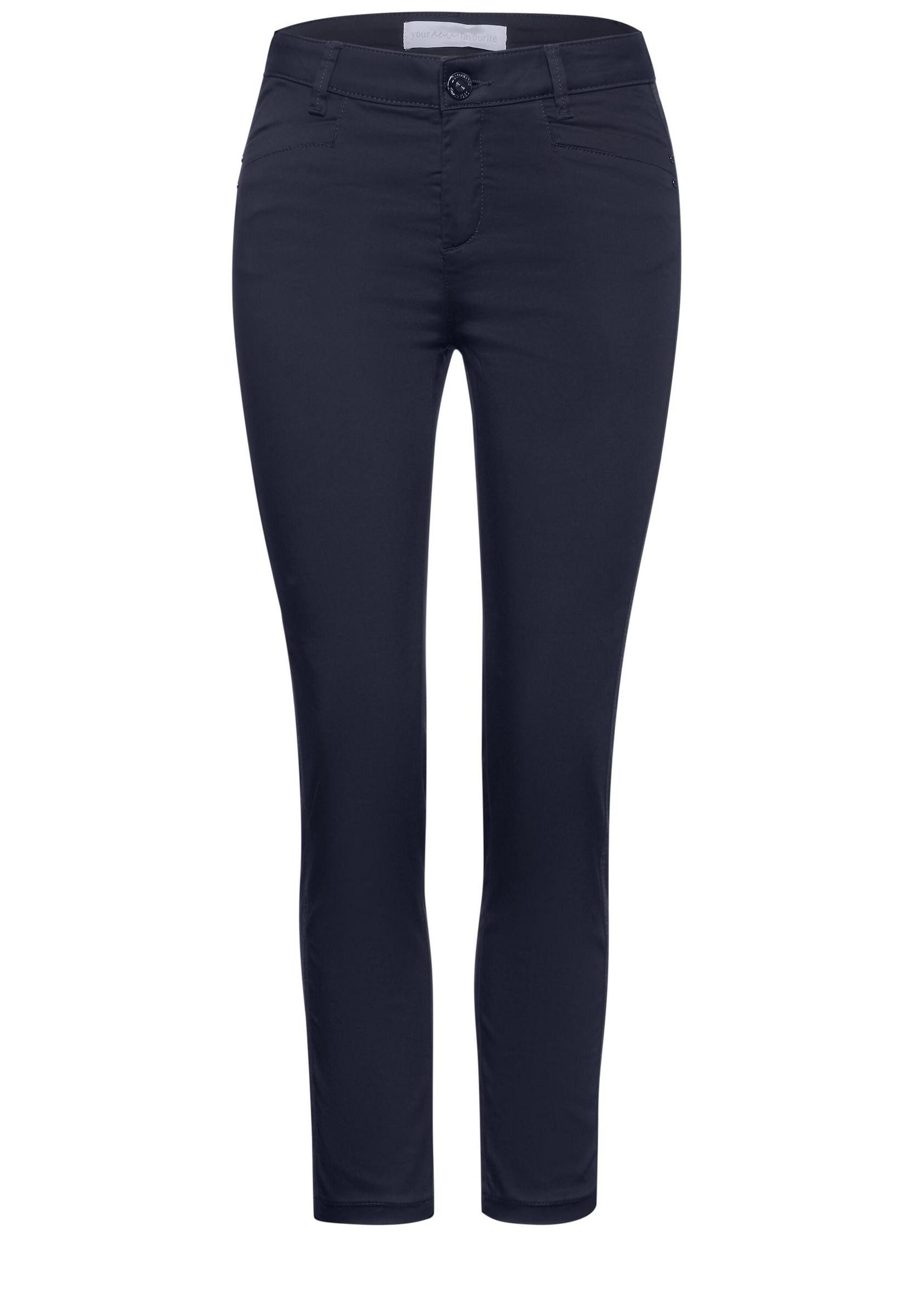 STREET ONE Chinohose in Satin-Optik günstig online kaufen
