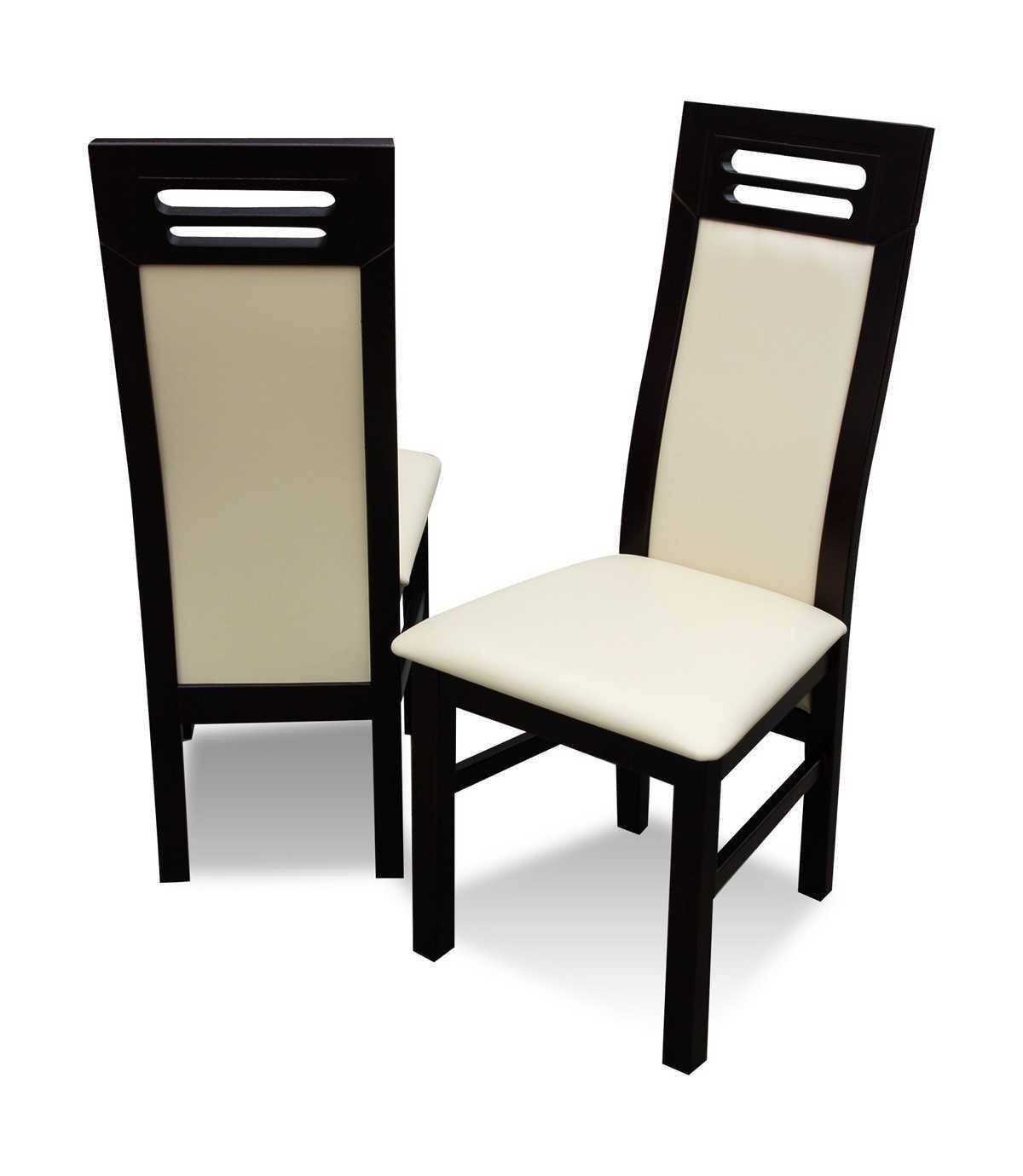 JVmoebel Stuhl Stuhl ohne Armlehne Esszimmerstuhl Holz Esszimmer Schwarz Design (1 St) Braun