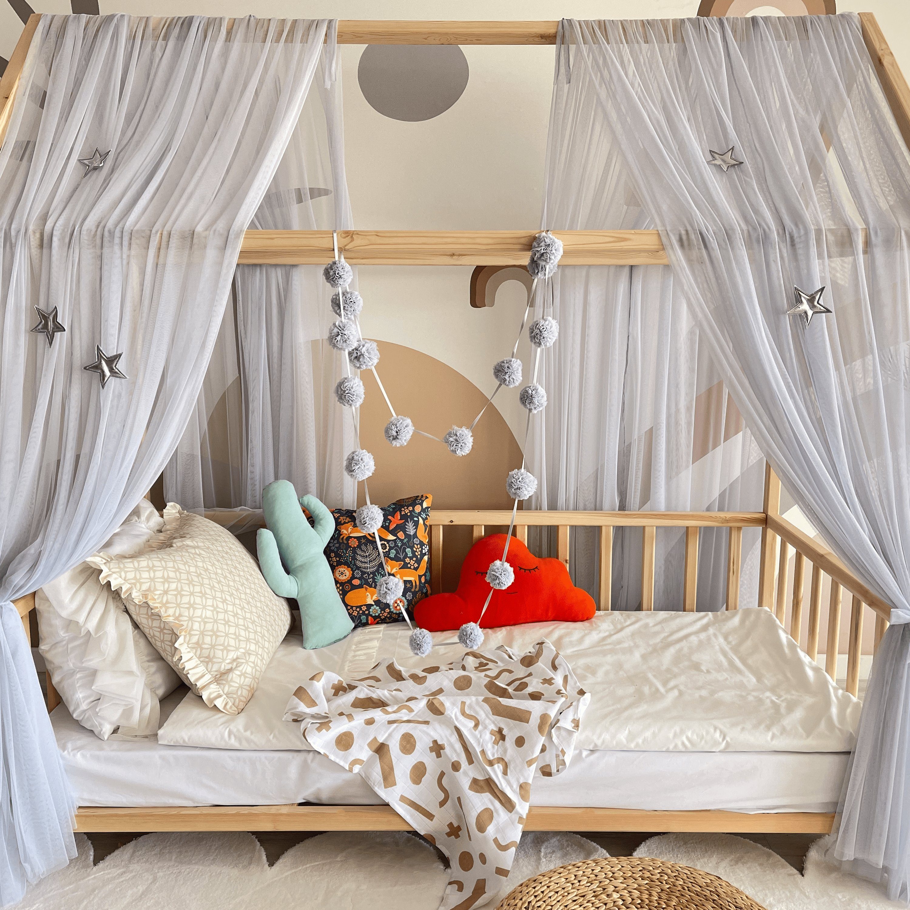 Baby Fancyroom Betthimmel Betthimmel Tüll Hausbett günstig online kaufen