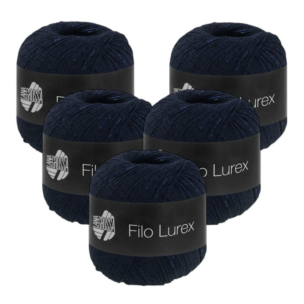 LANA GROSSA 5 x FILO LUREX Häkelwolle