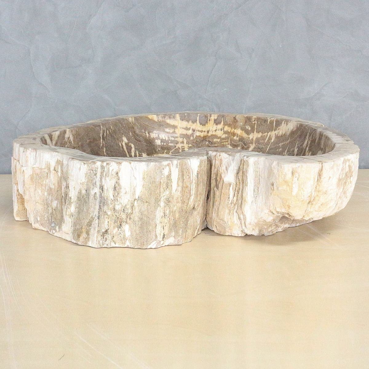 Oriental Galerie Waschbecken Fossilwaschbecken Aufsatz Waschbecken F31 (1-St)