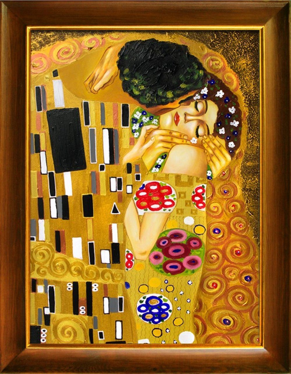 Unikat, jedes handgearbeitet Bild JVmoebel »G05300«, Gemälde ein Gustav Klimt