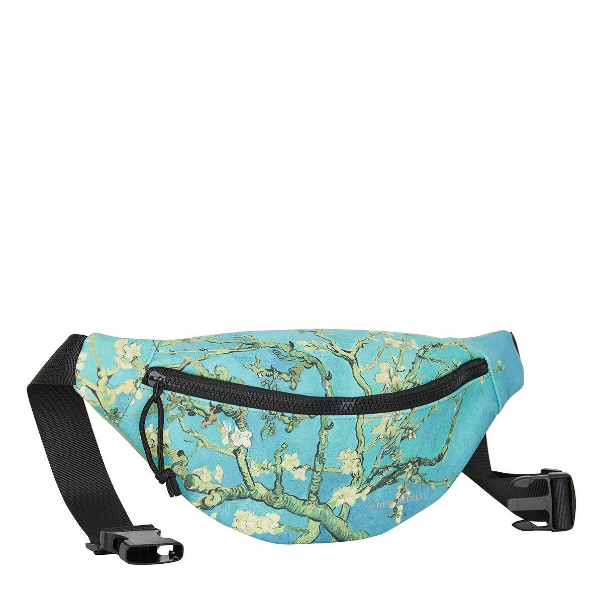 NEW REBELS Bauchtasche Waistbag, Crossbag, Gürteltasche, Mart Brooklyn, wasserabweisendes Planenmaterial, Mandelblüten
