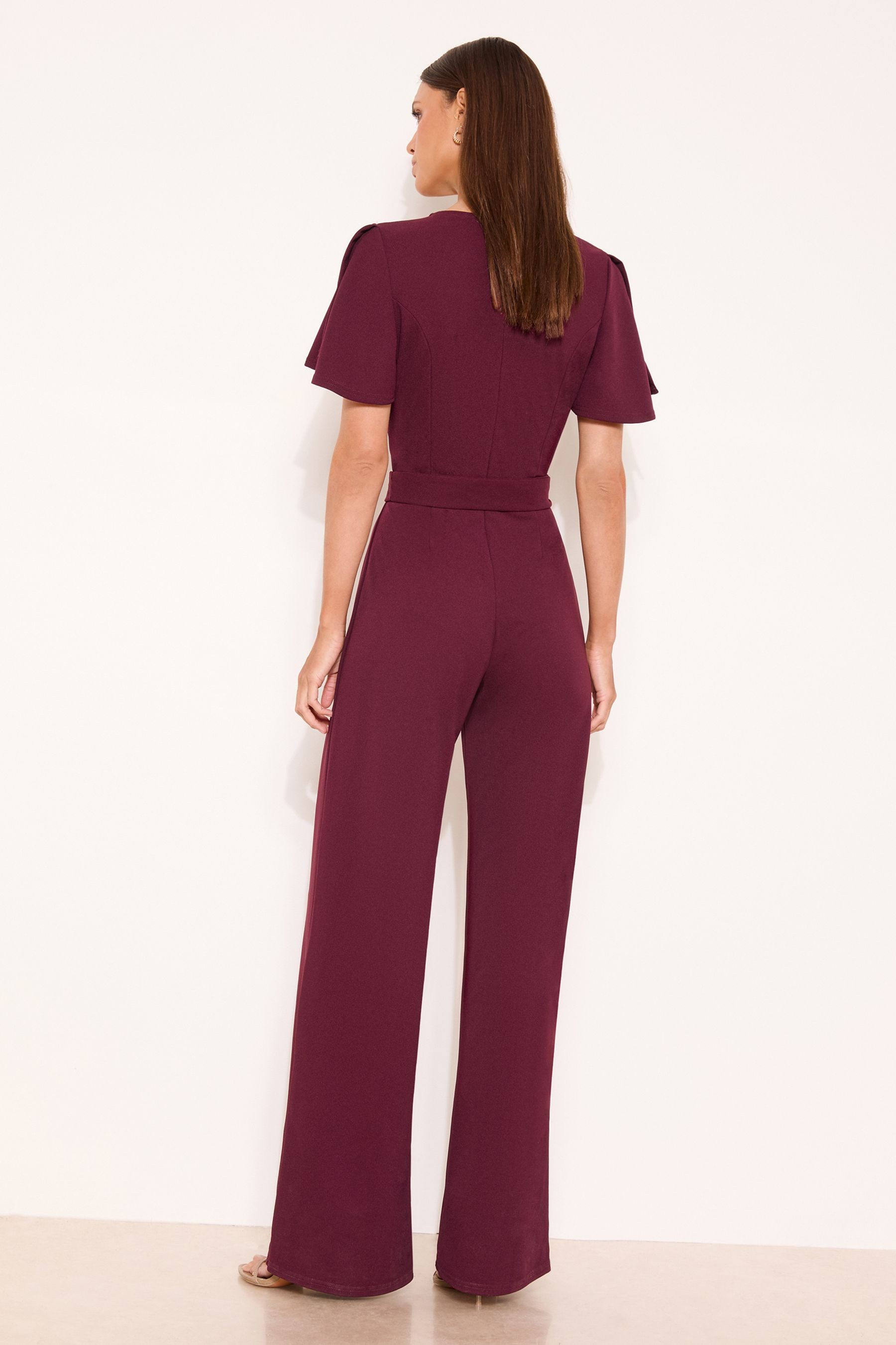 LIPSY Jumpsuit Lipsy Overall mit Gürtel und Metalldetails Regular (1-tlg)