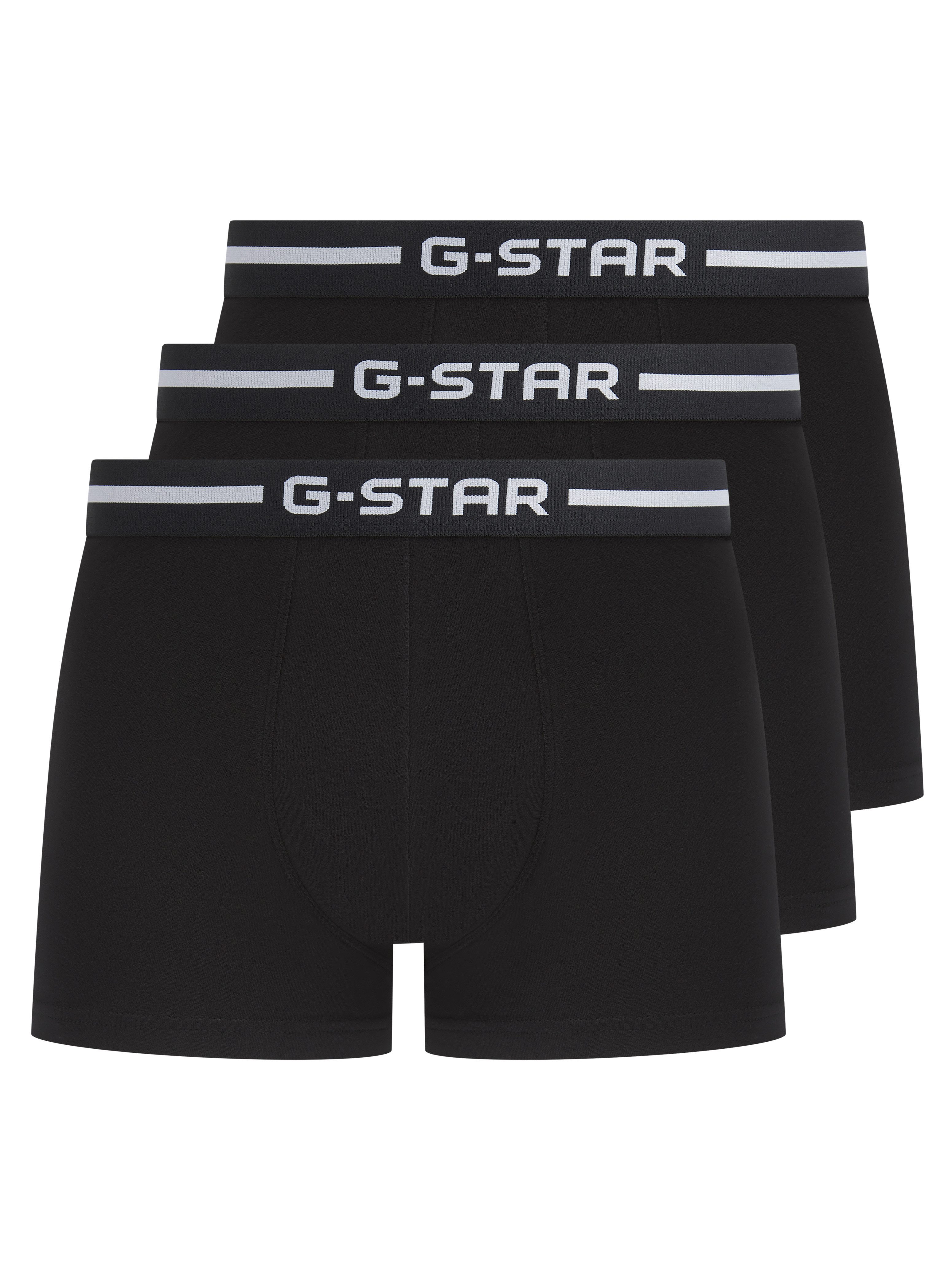G-STAR Боксерские мужские трусы, боксерки ACRE, 3 PACK TRUNKS (Packung, 3-St) mit Logo-Bund