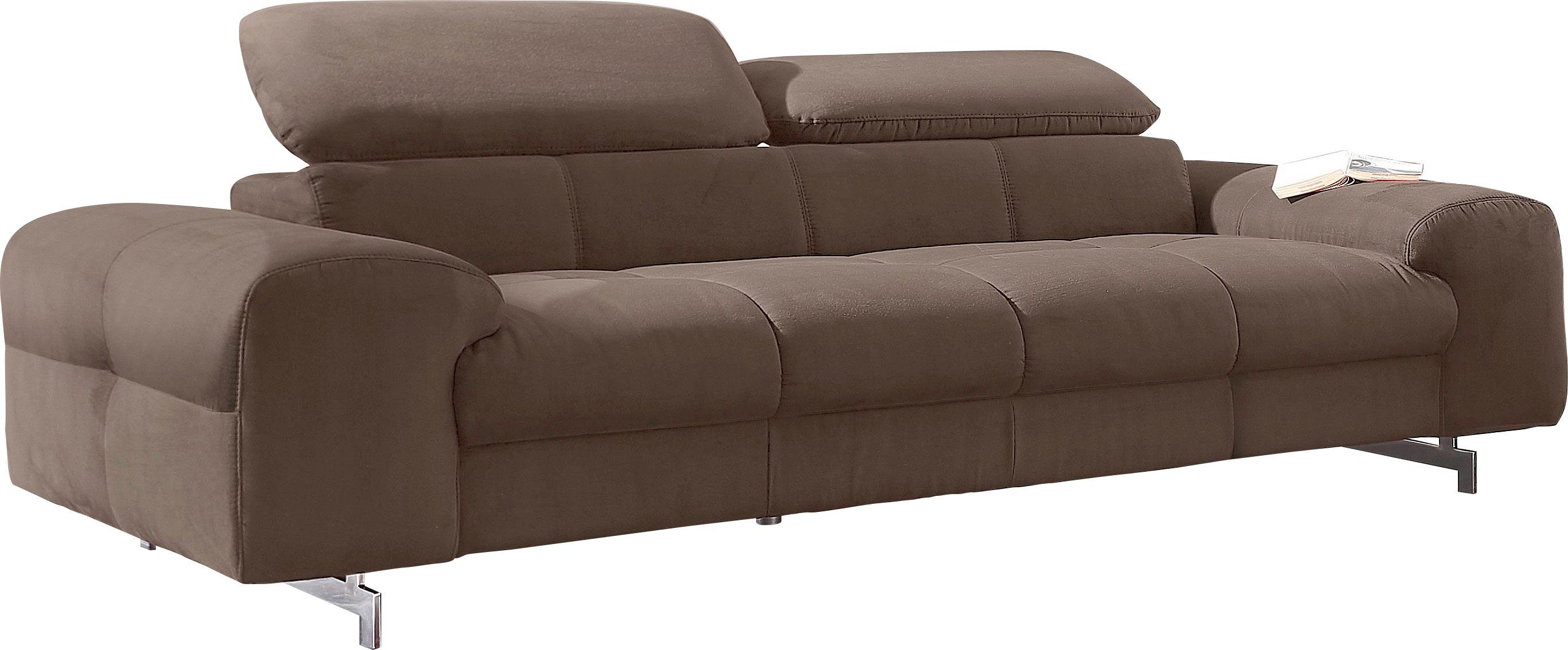 COTTA 3-Sitzer Chef, Big-Sofa mit Kopfteilverstellung, günstig online kaufen
