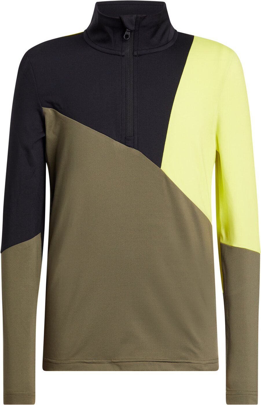 McKINLEY Rollkragenpullover Ikay II J Kinder Funktions- Skirolli grün/schwarz