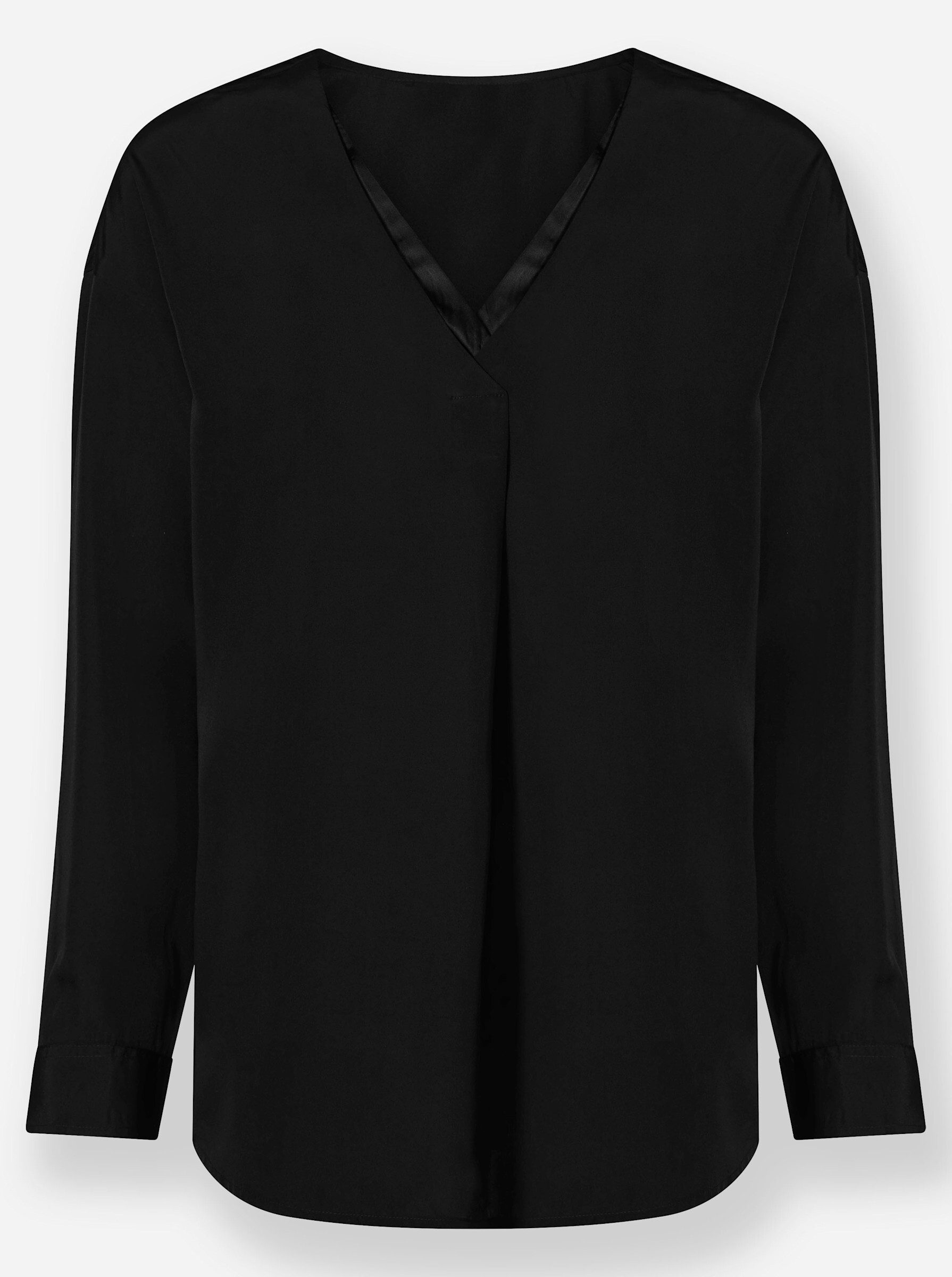 Klassische Bluse Bluse Langarm