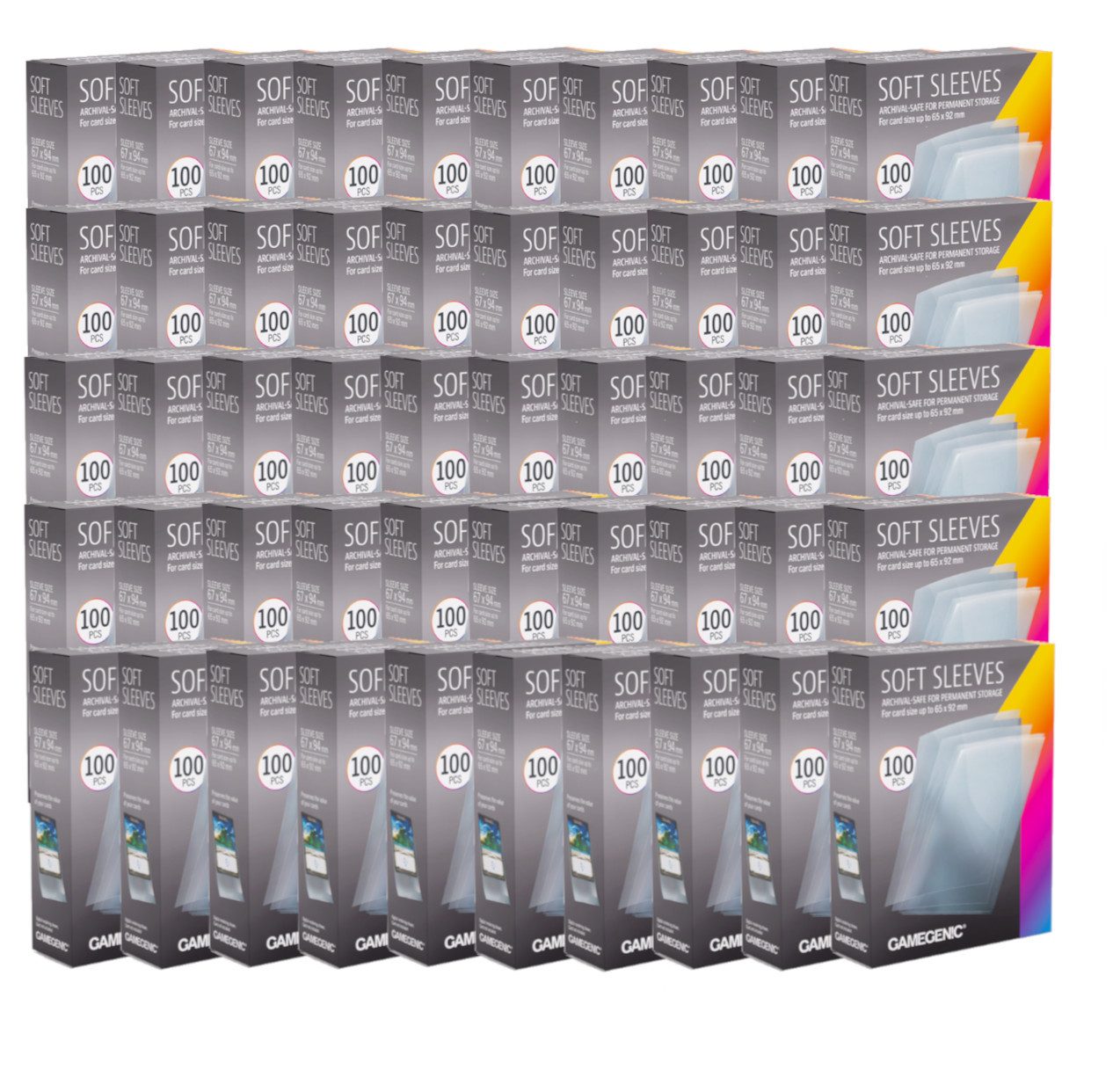 Gamegenic Sammelkarte 50x 100 Soft Sleeves 67x94mm Clear