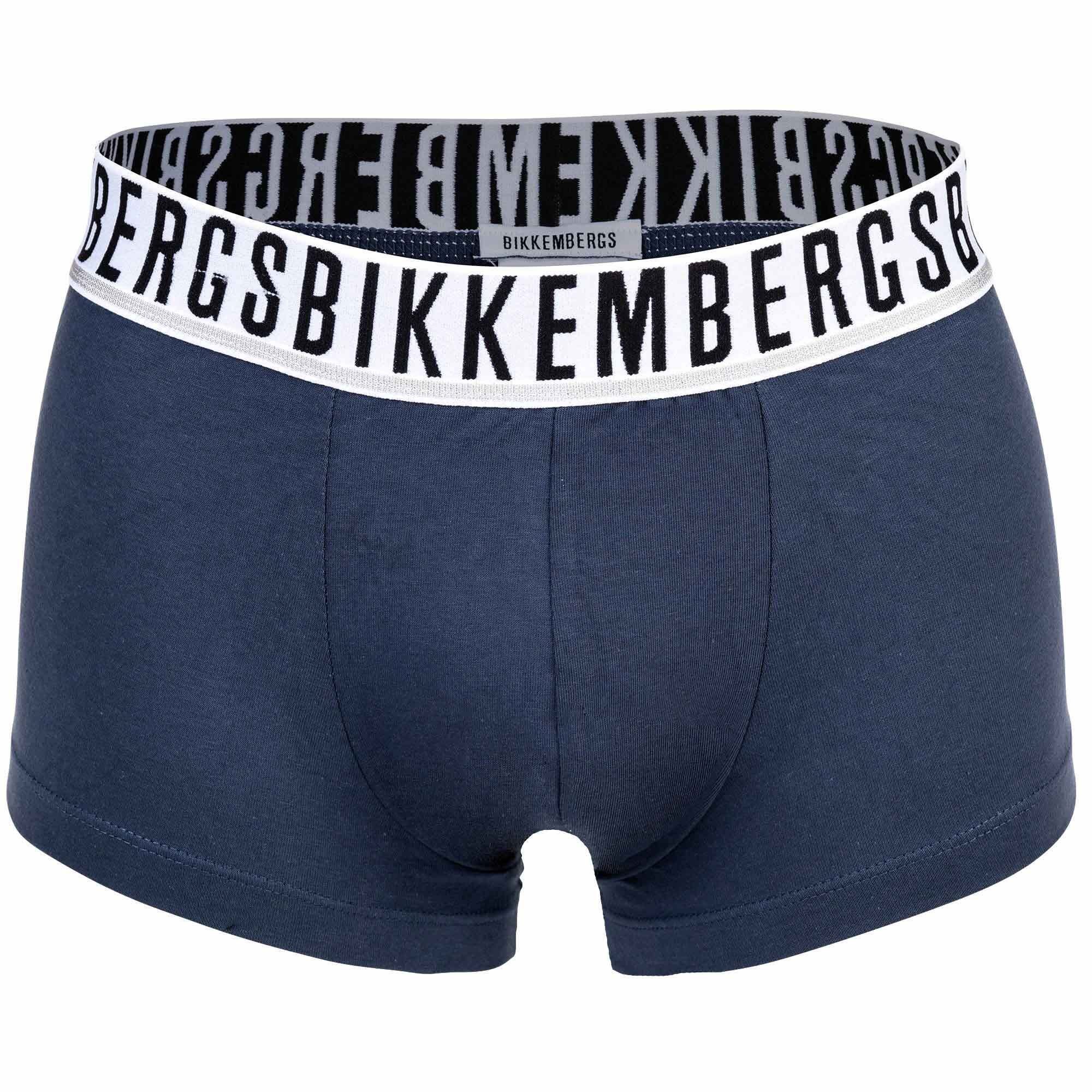 Bikkembergs Boxer Herren TRI-PACK Pack Marine TRUNKS 3er Boxershorts, 